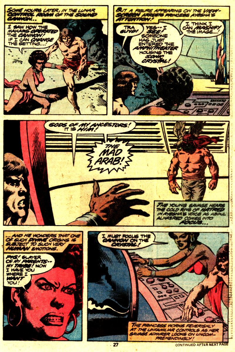 Read online Tarzan (1977) comic -  Issue #21 - 16