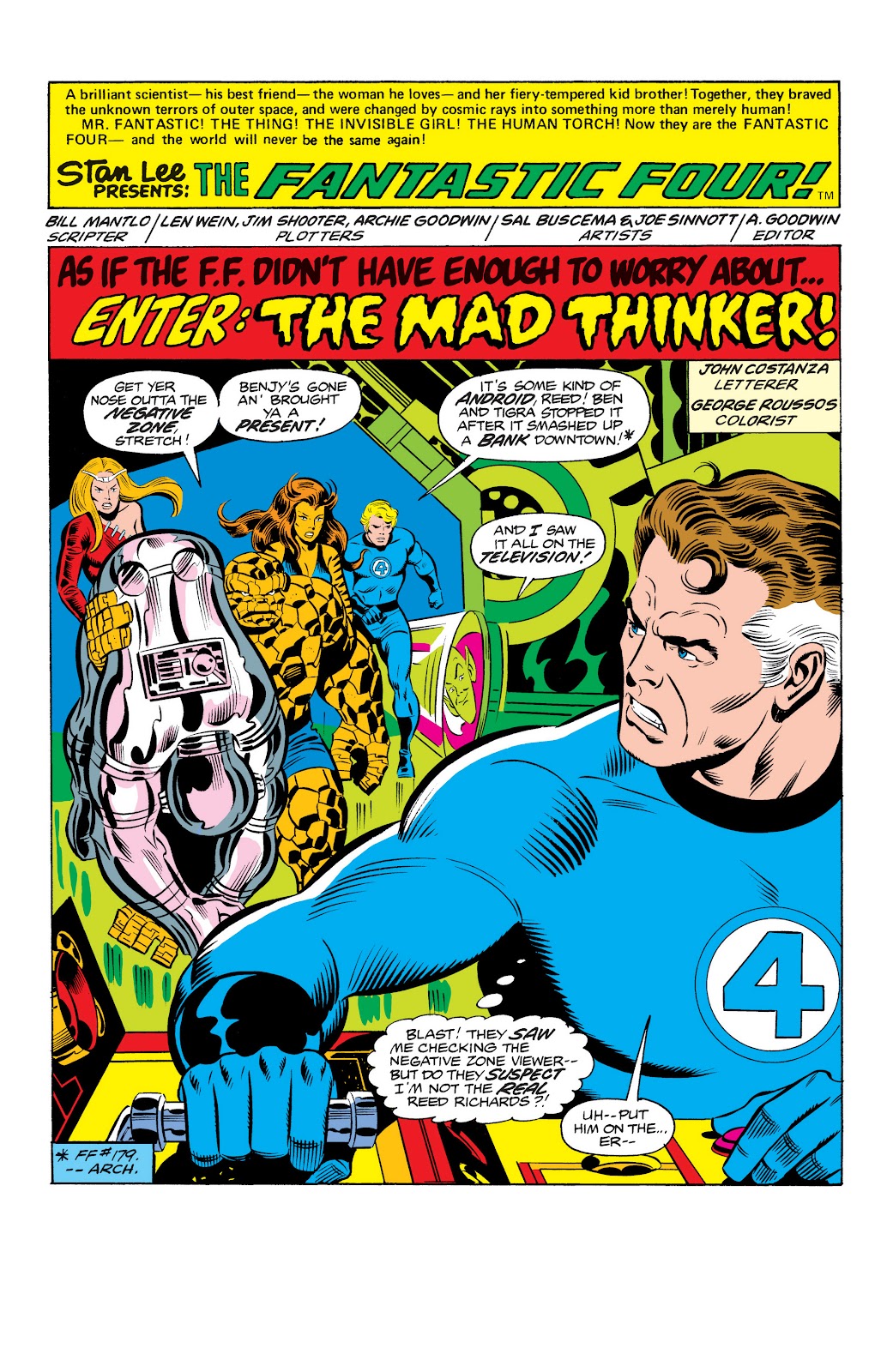Marvel Masterworks: The Fantastic Four issue TPB 17 (Part 2) - Page 1