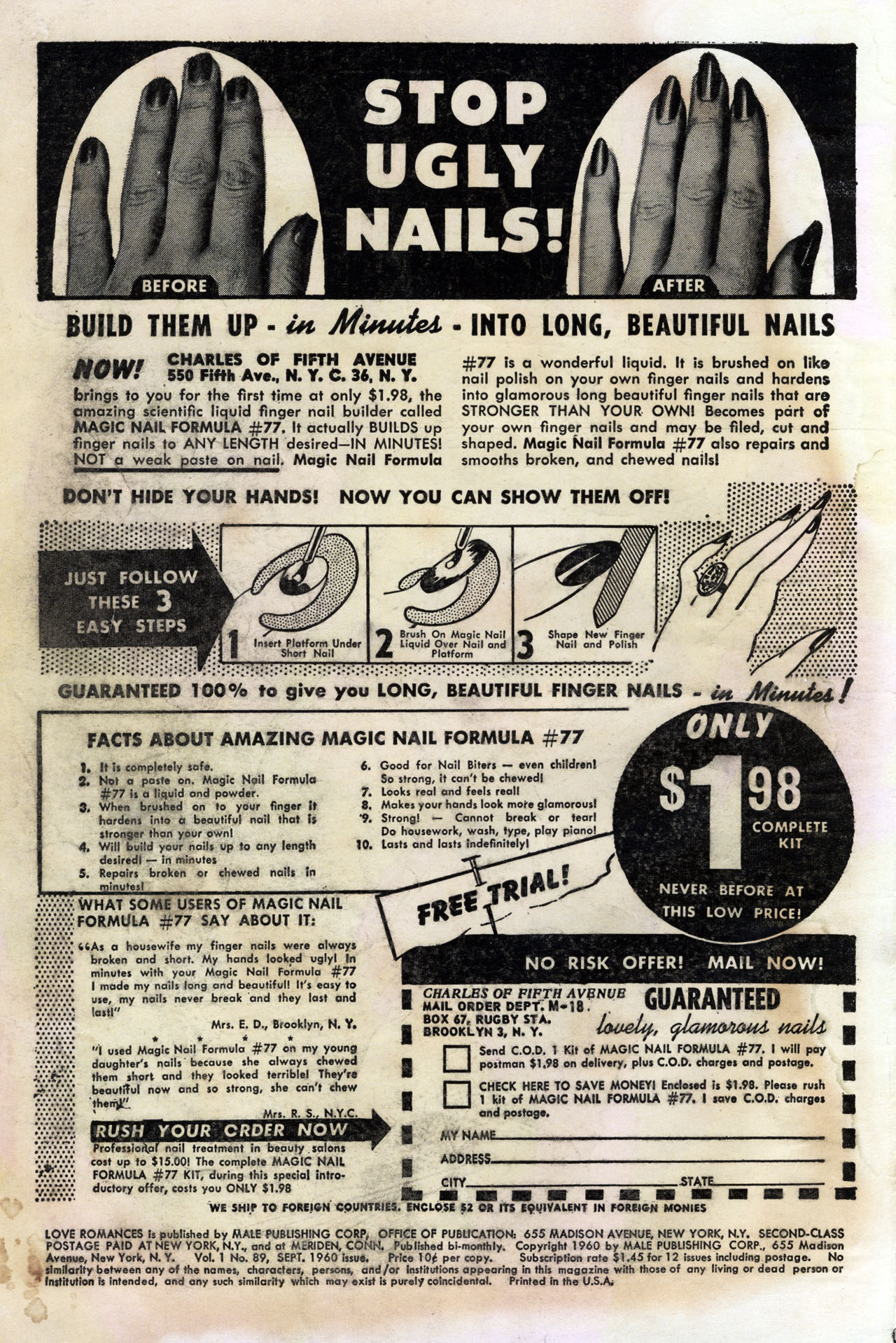 Read online Love Romances comic -  Issue #89 - 2