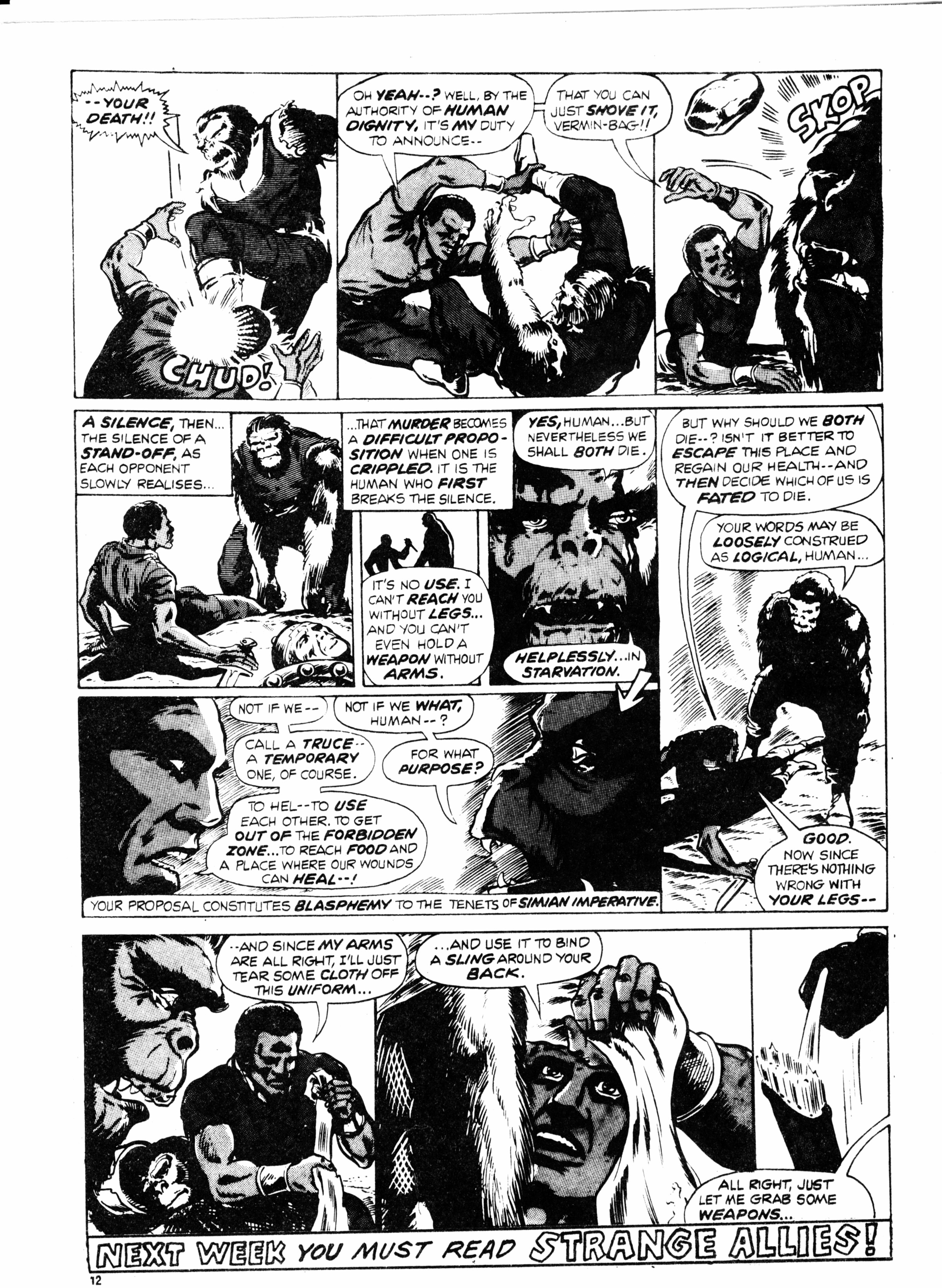 Read online Planet of the Apes (1974) comic -  Issue #20 - 12
