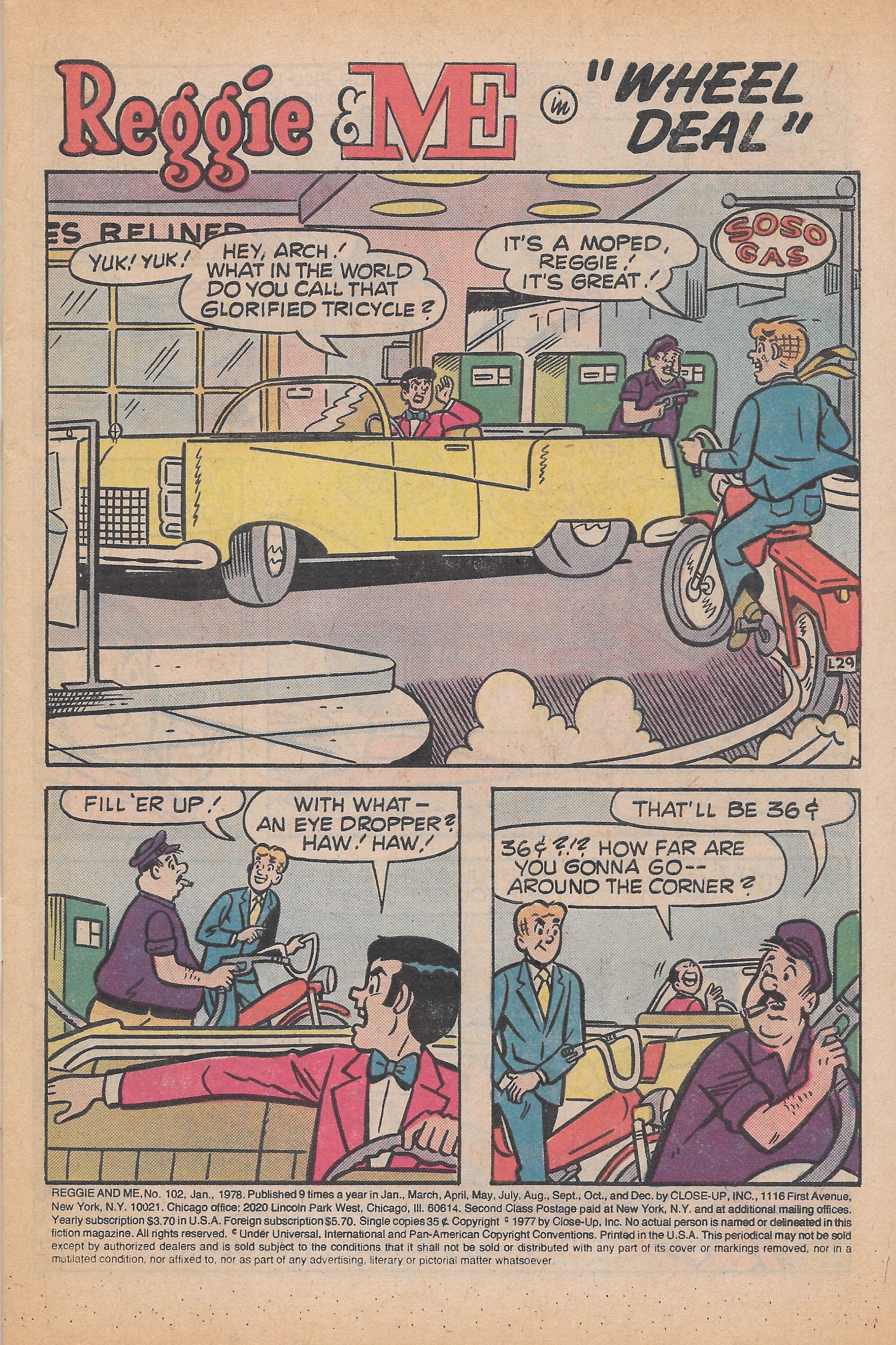 Read online Reggie and Me (1966) comic -  Issue #102 - 3
