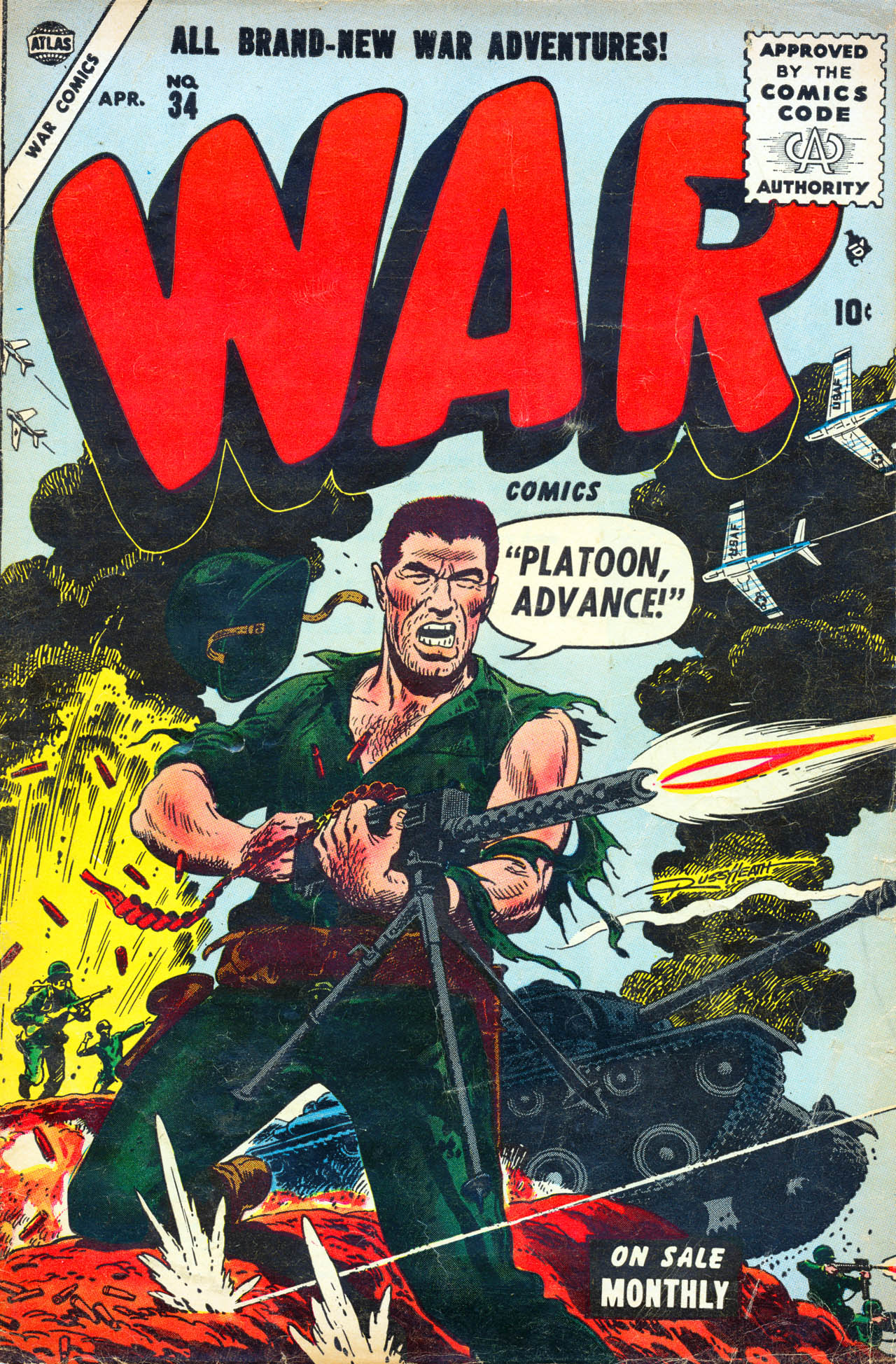 Read online War Comics comic -  Issue #34 - 1