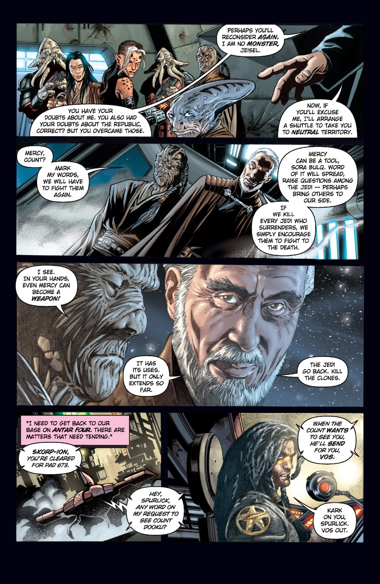 Read online Star Wars: Jedi comic -  Issue # Issue Count Dooku - 5