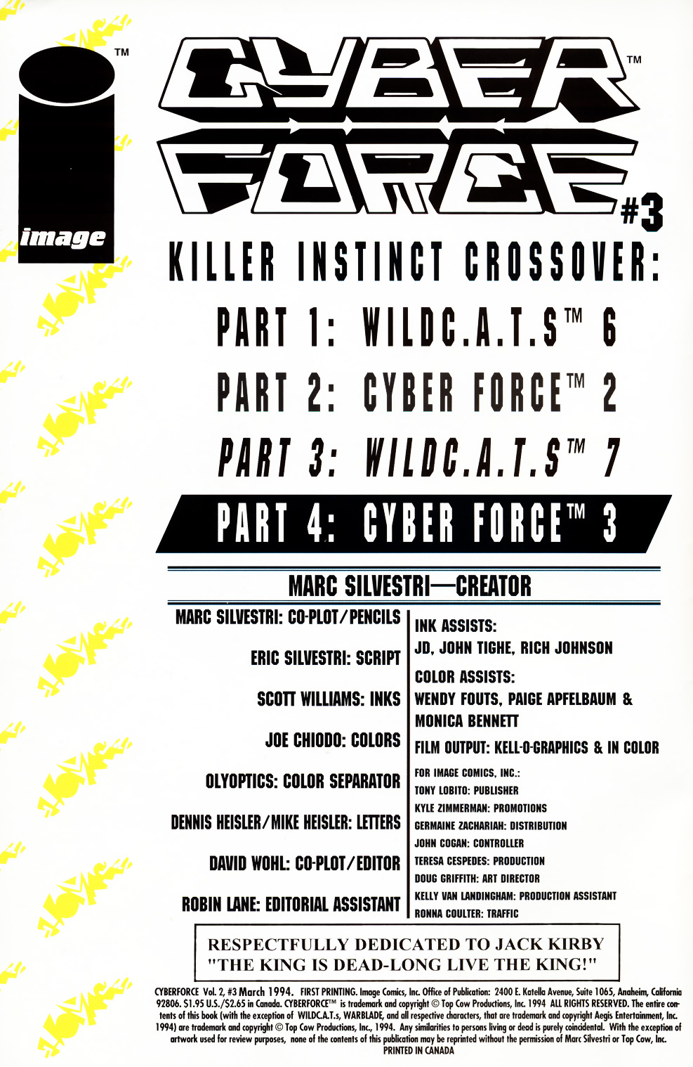 Read online Cyberforce (1993) comic -  Issue #3 - 2