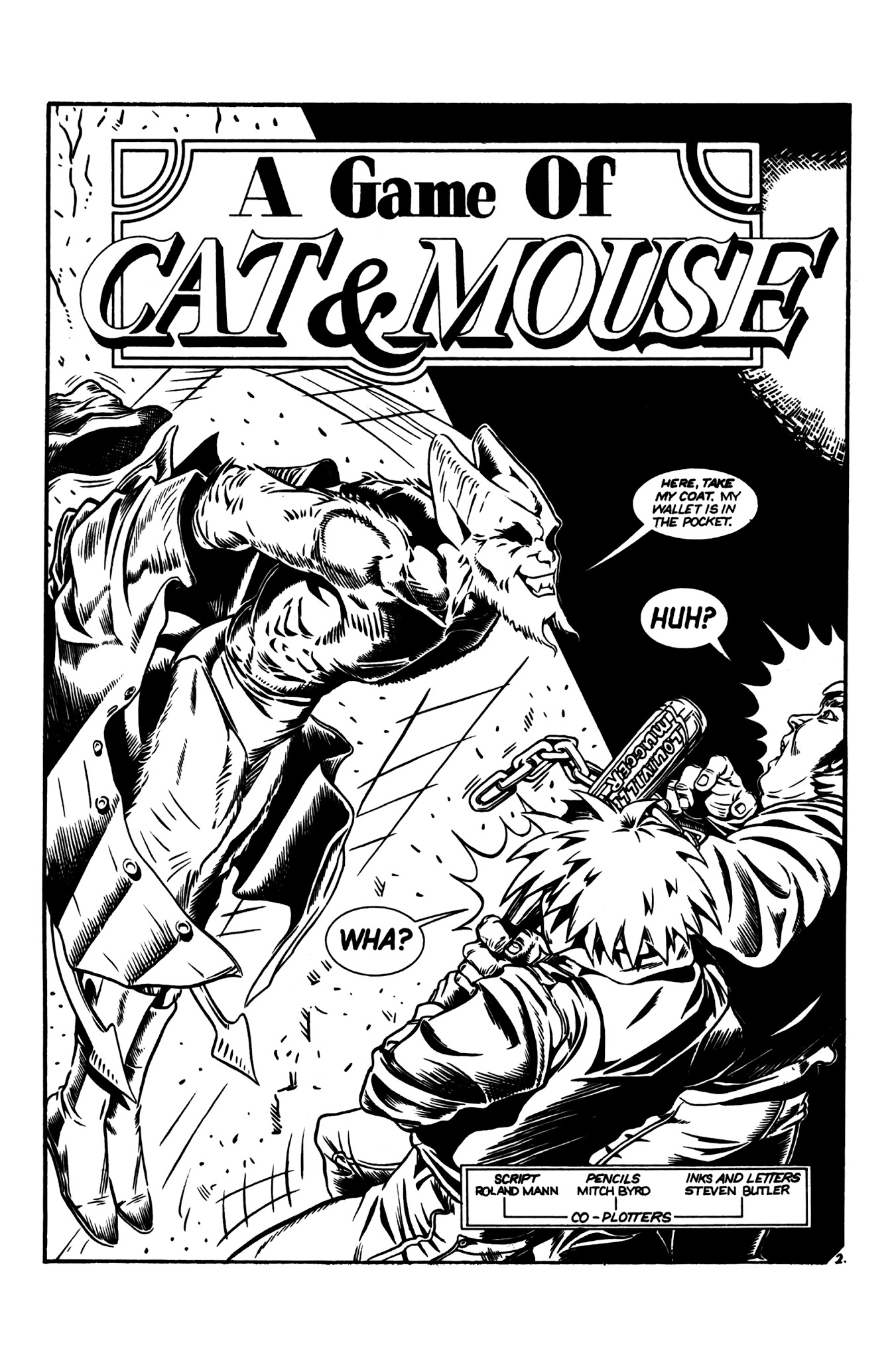 Read online Cat & Mouse comic -  Issue #1 - 4