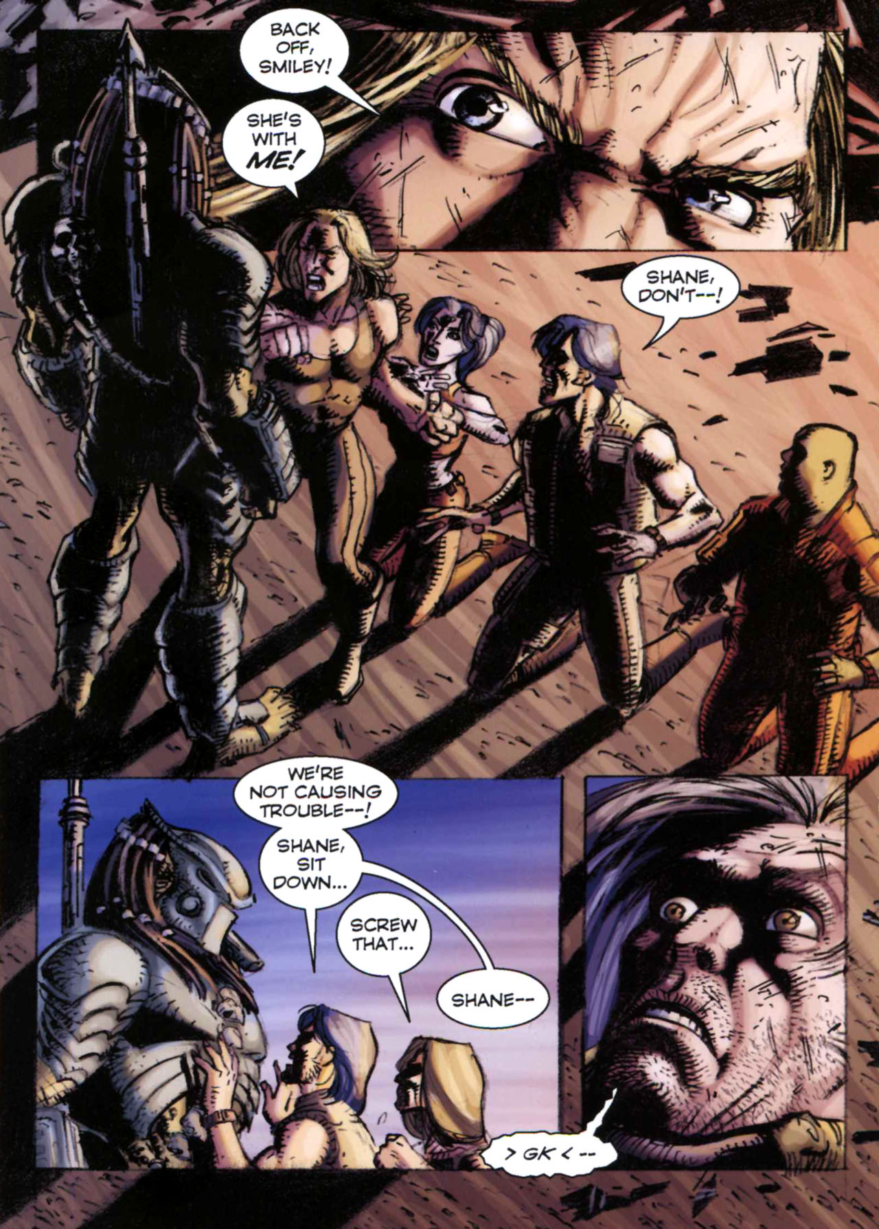 Read online Alien Vs. Predator: Civilized Beasts comic -  Issue # TPB - 44