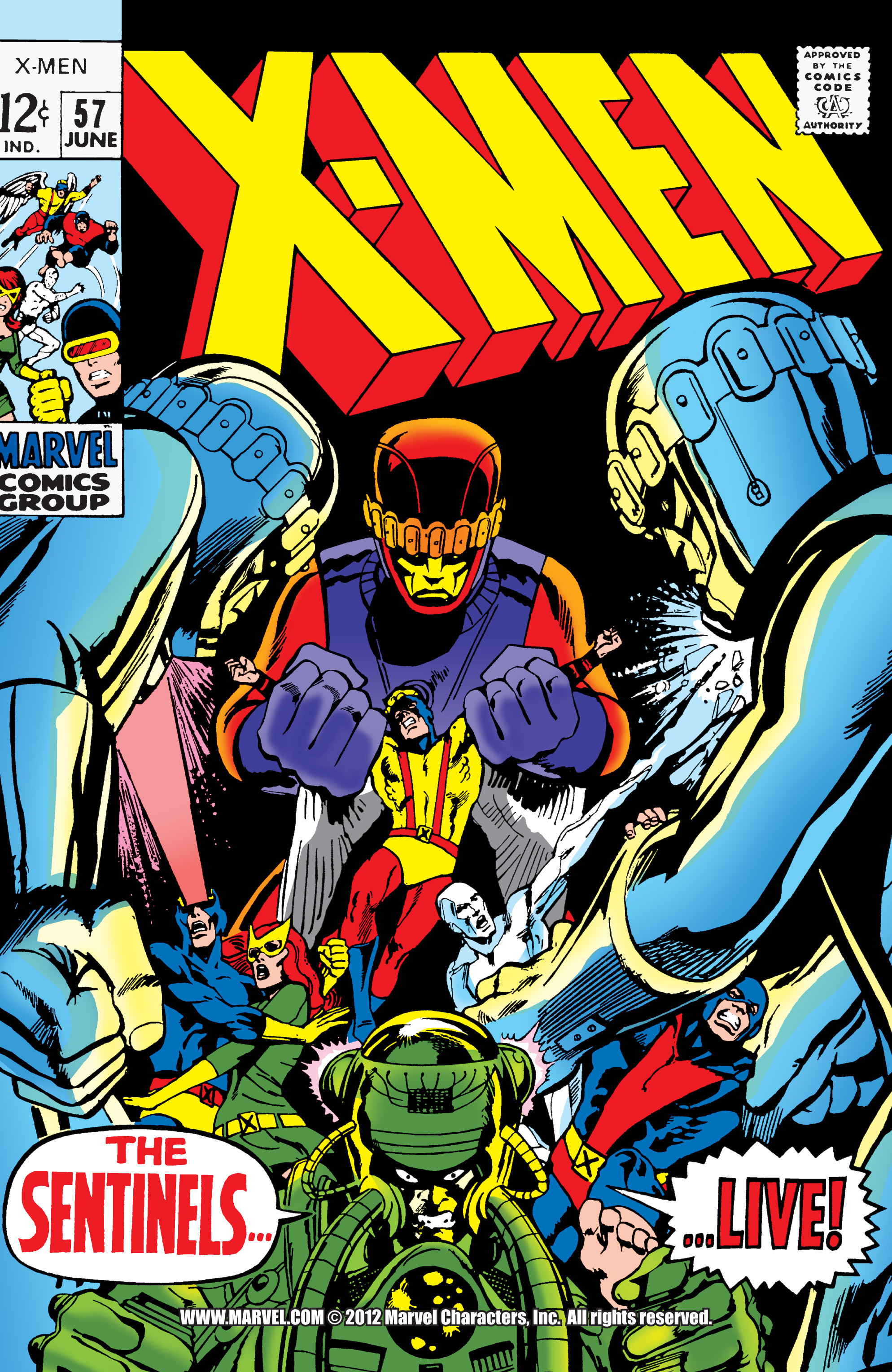 Read online Uncanny X-Men (1963) comic -  Issue #57 - 1