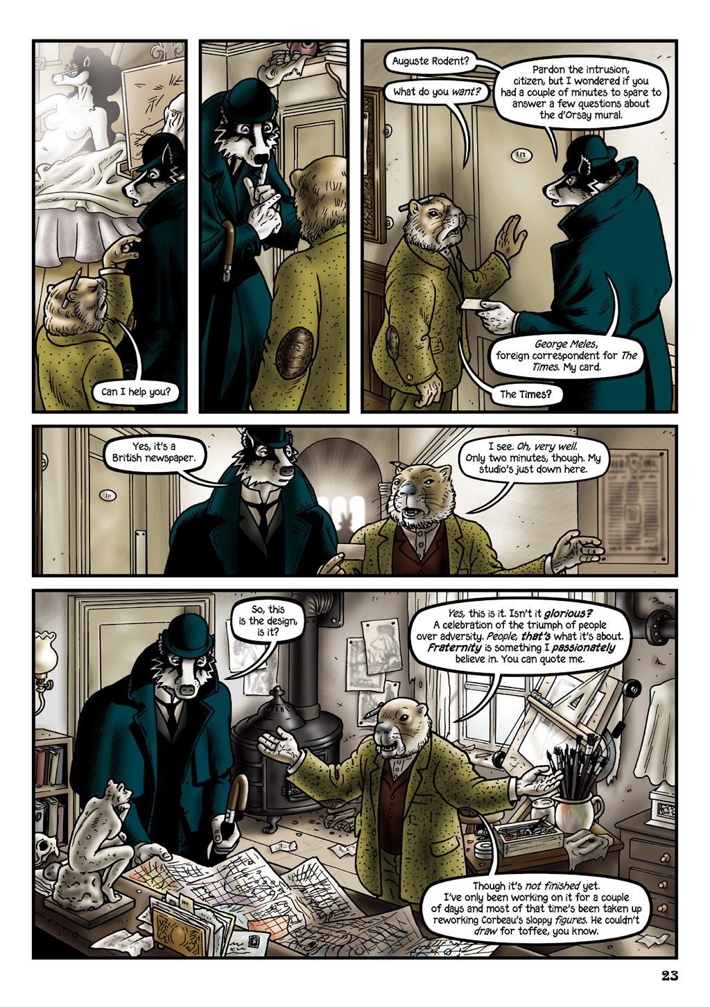 Read online Grandville Bête Noire comic -  Issue # TPB - 26