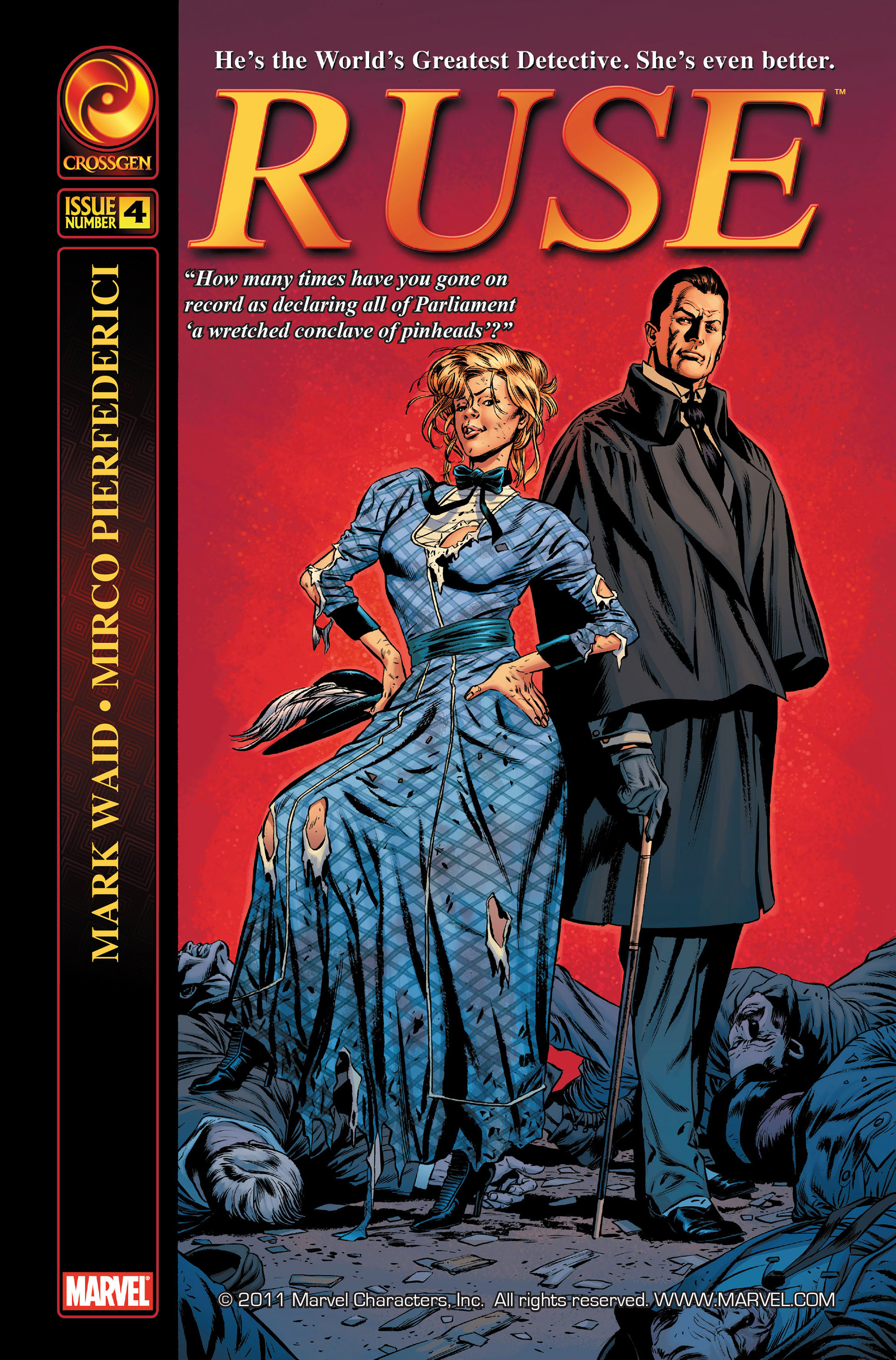 Read online Ruse (2011) comic -  Issue #4 - 1