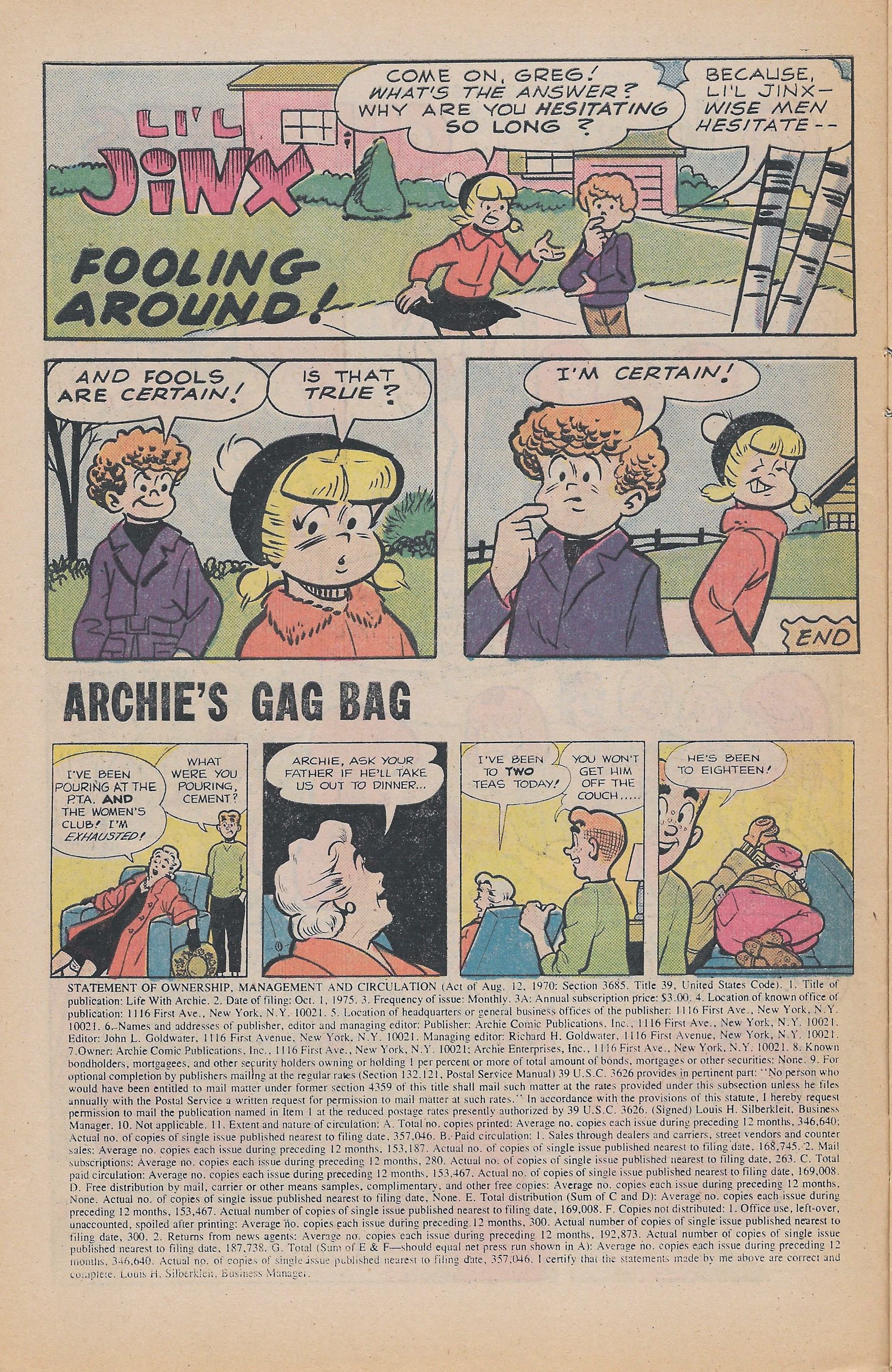 Read online Life With Archie (1958) comic -  Issue #168 - 10