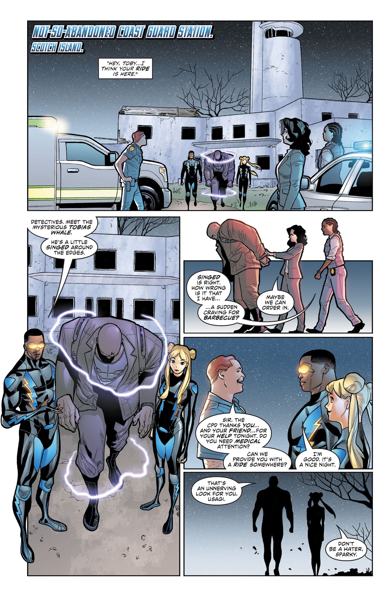 Read online Black Lightning: Cold Dead Hands comic -  Issue #6 - 17