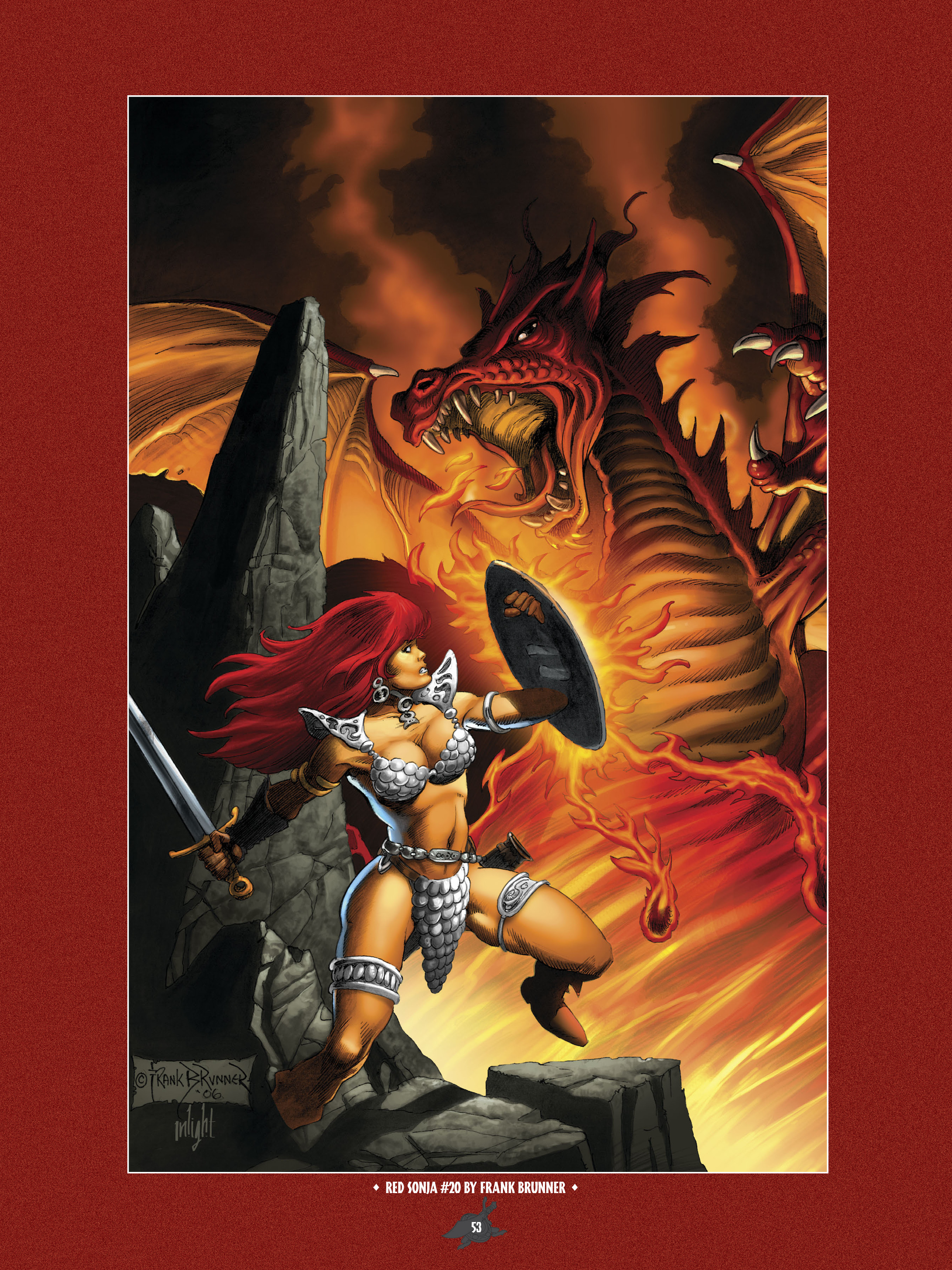 Read online The Art of Red Sonja comic -  Issue # TPB 1 (Part 1) - 52