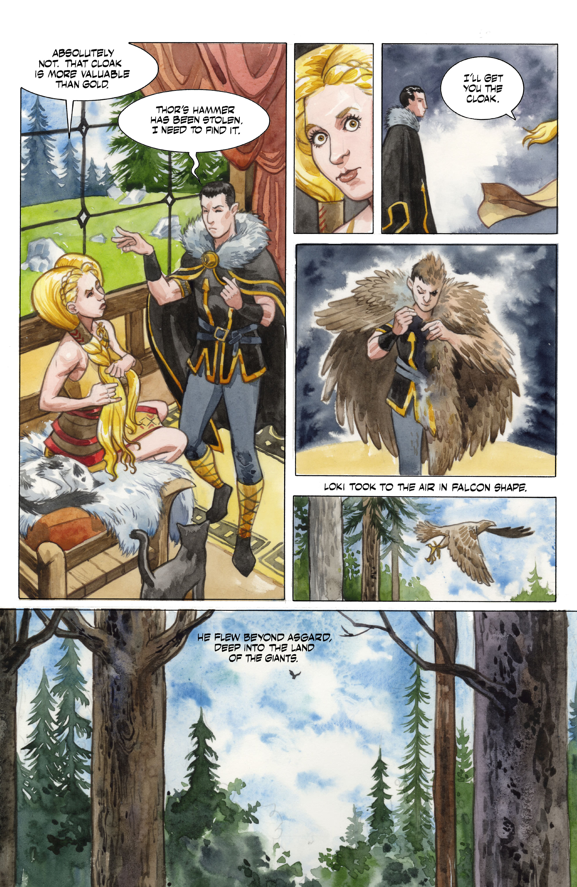 Read online Norse Mythology comic -  Issue #5 - 22