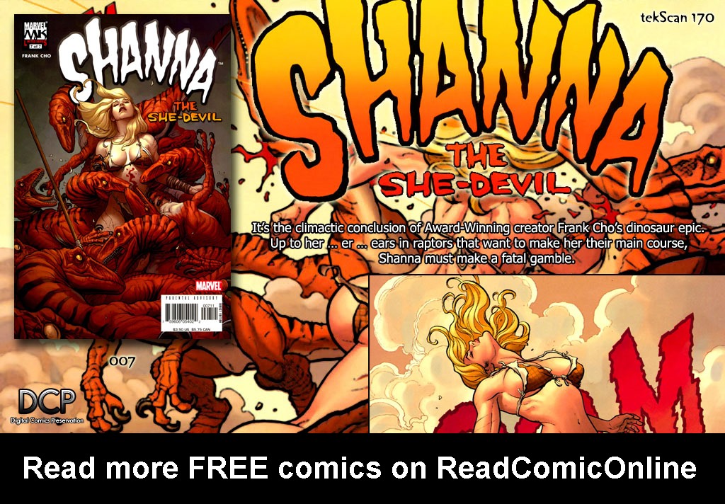 Read online Shanna, the She-Devil (2005) comic -  Issue #7 - 21