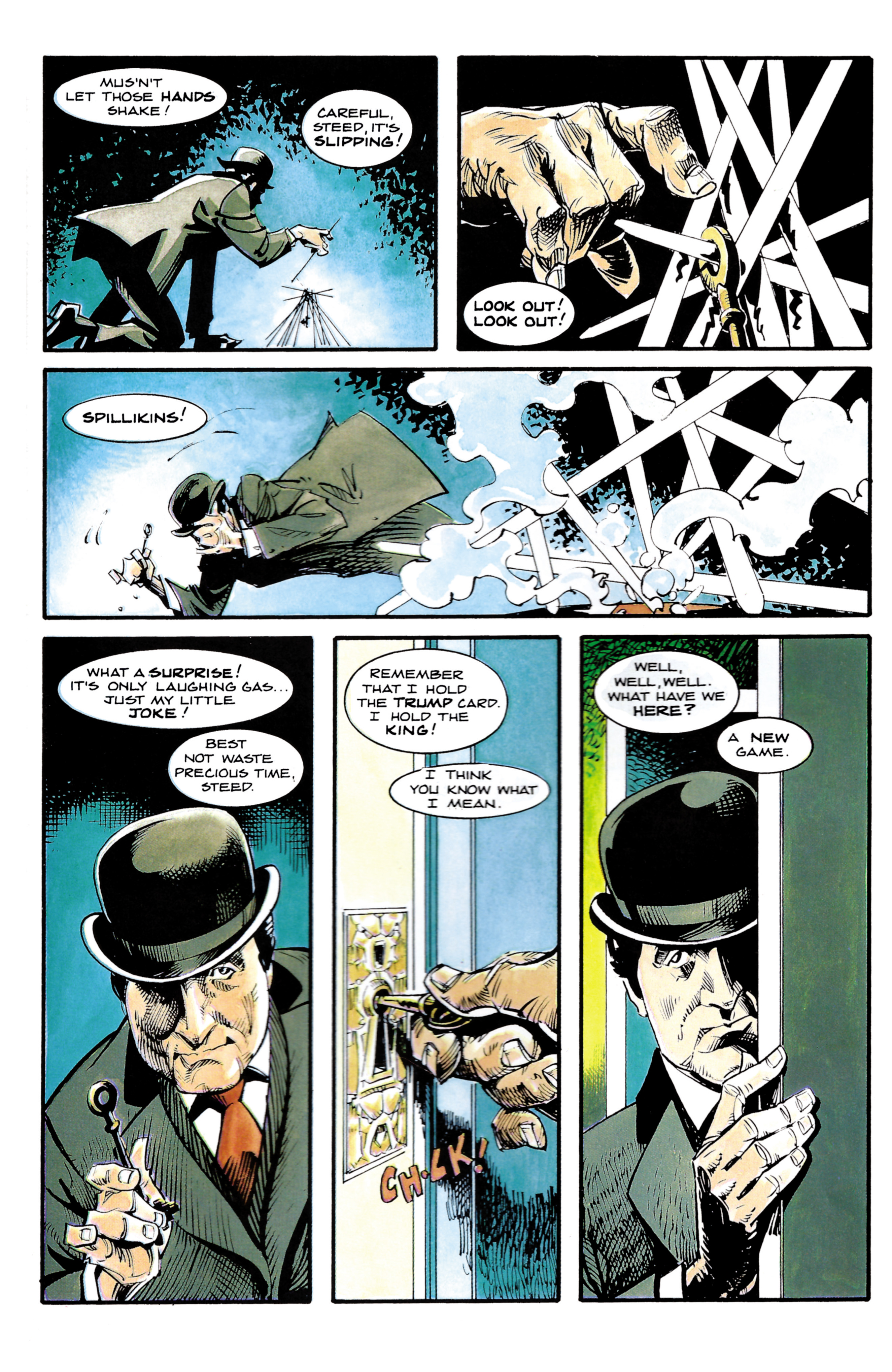 Read online Steed & Mrs. Peel: Golden Game comic -  Issue # Full - 75