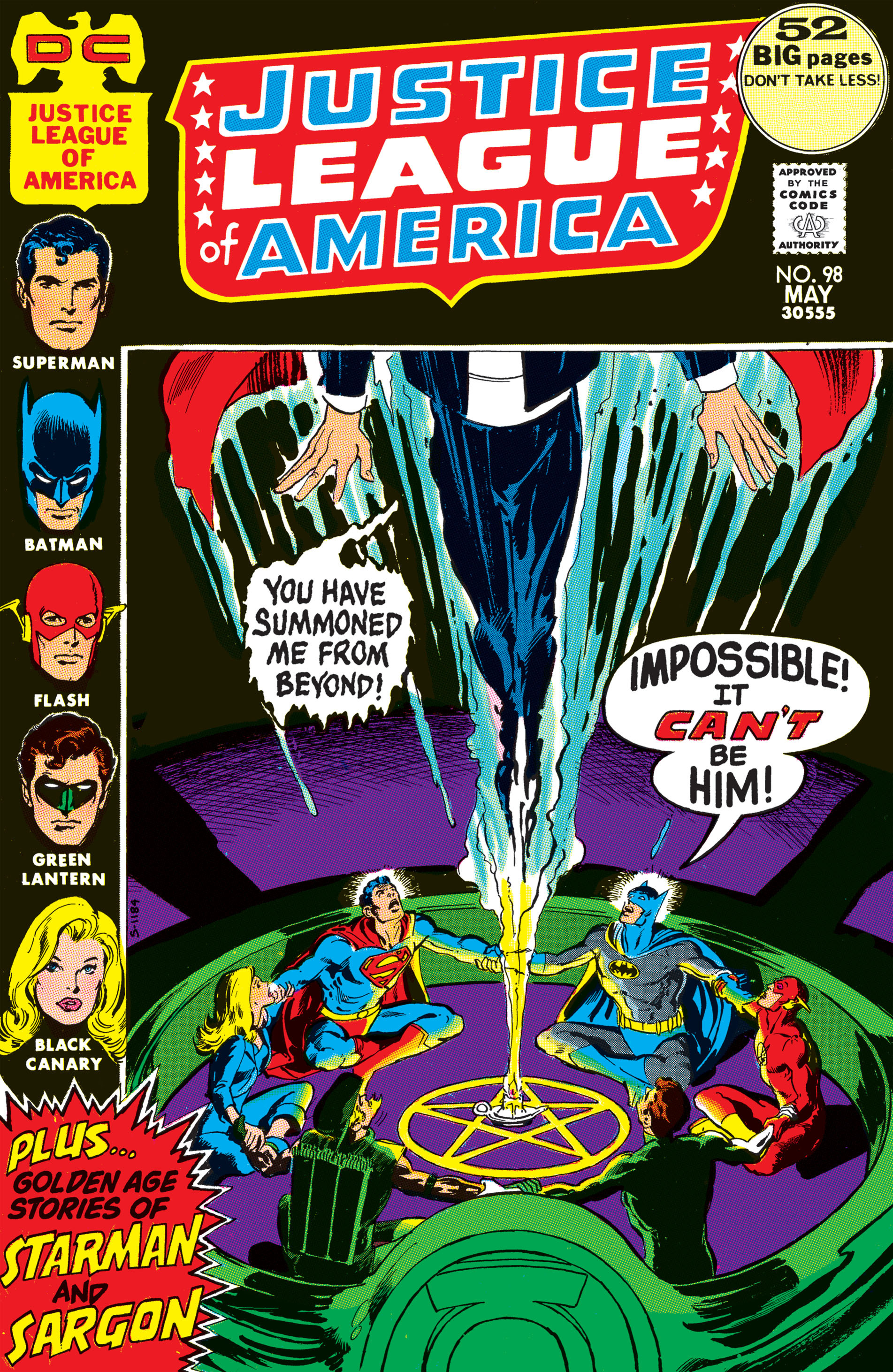 Read online Justice League of America (1960) comic -  Issue #98 - 1