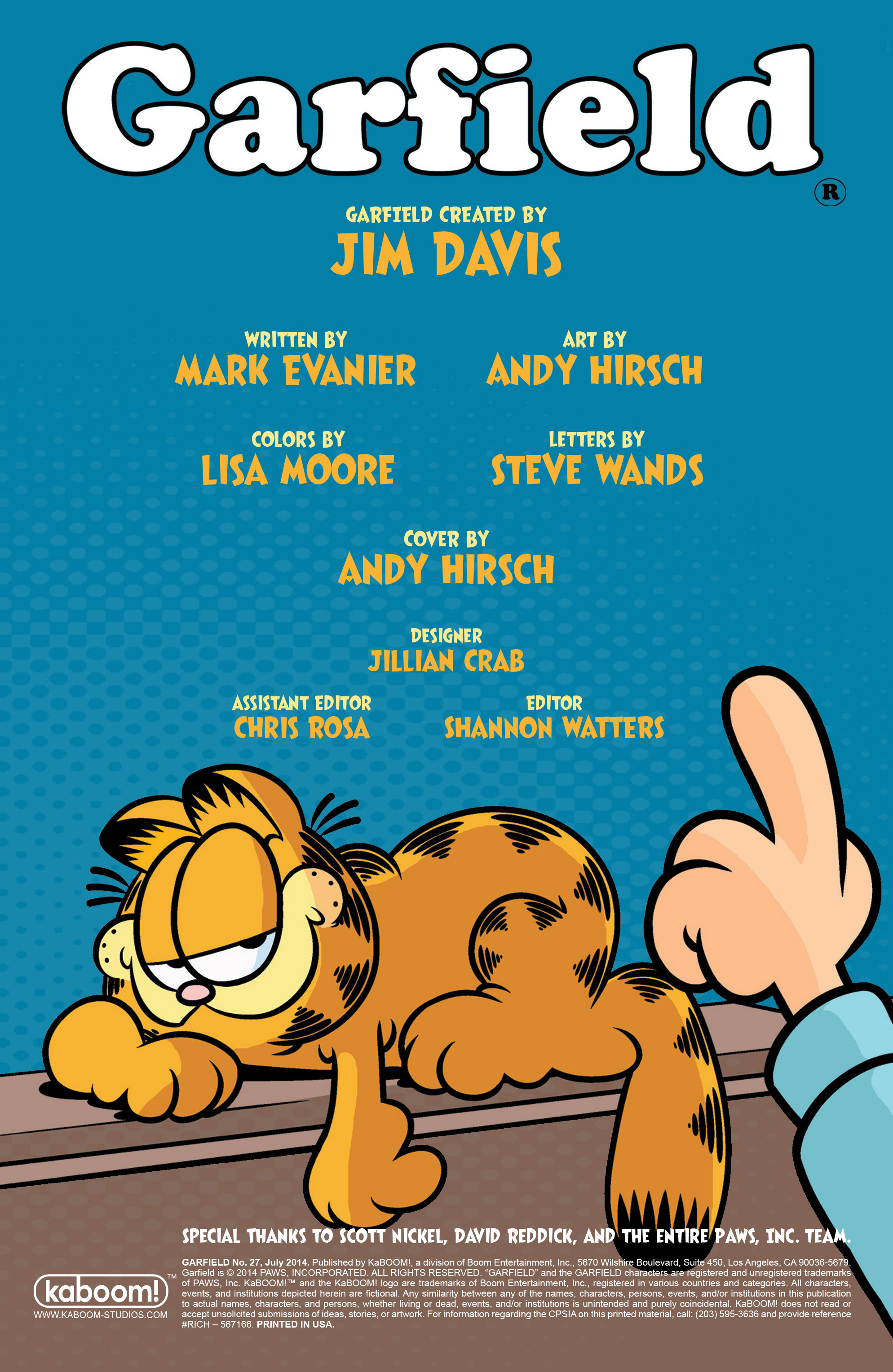 Read online Garfield comic -  Issue #27 - 2