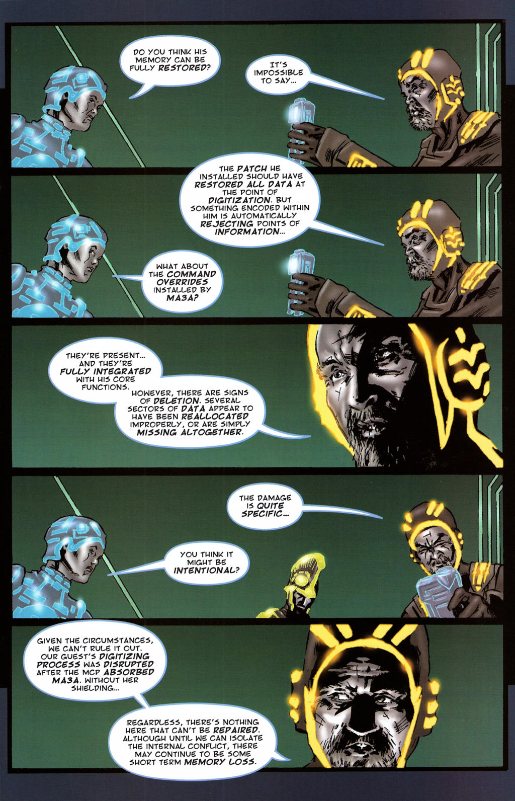 Read online TRON: Ghost in the Machine comic -  Issue #3 - 12