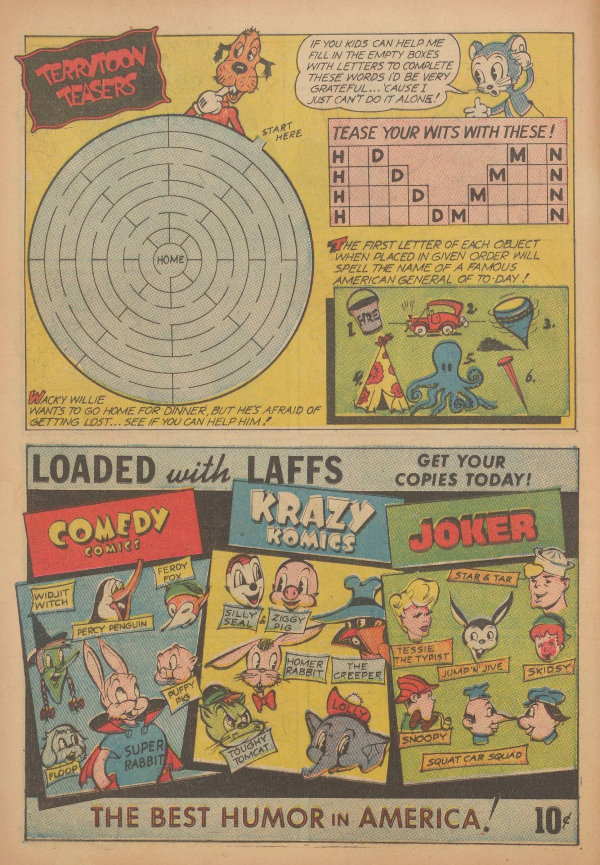 Read online Terry-Toons Comics comic -  Issue #10 - 20