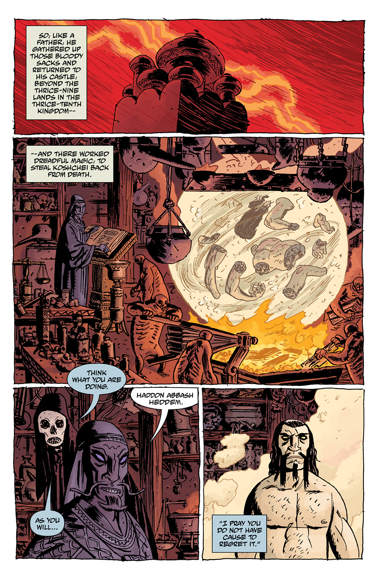 Read online Hellboy: The Wild Hunt comic -  Issue #3 - 23