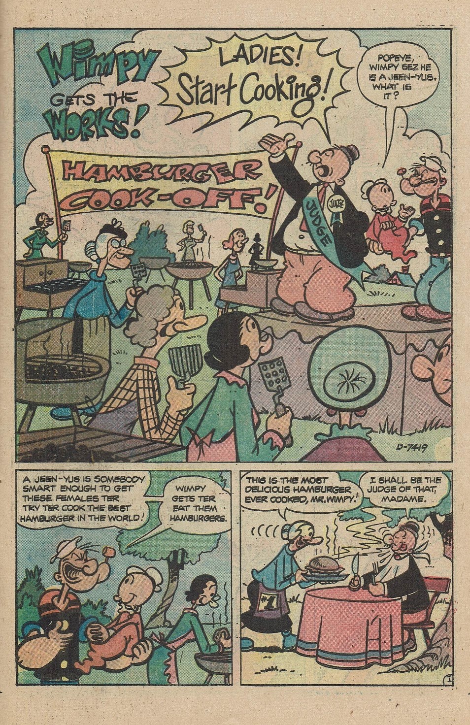 Read online Popeye (1948) comic -  Issue #132 - 31
