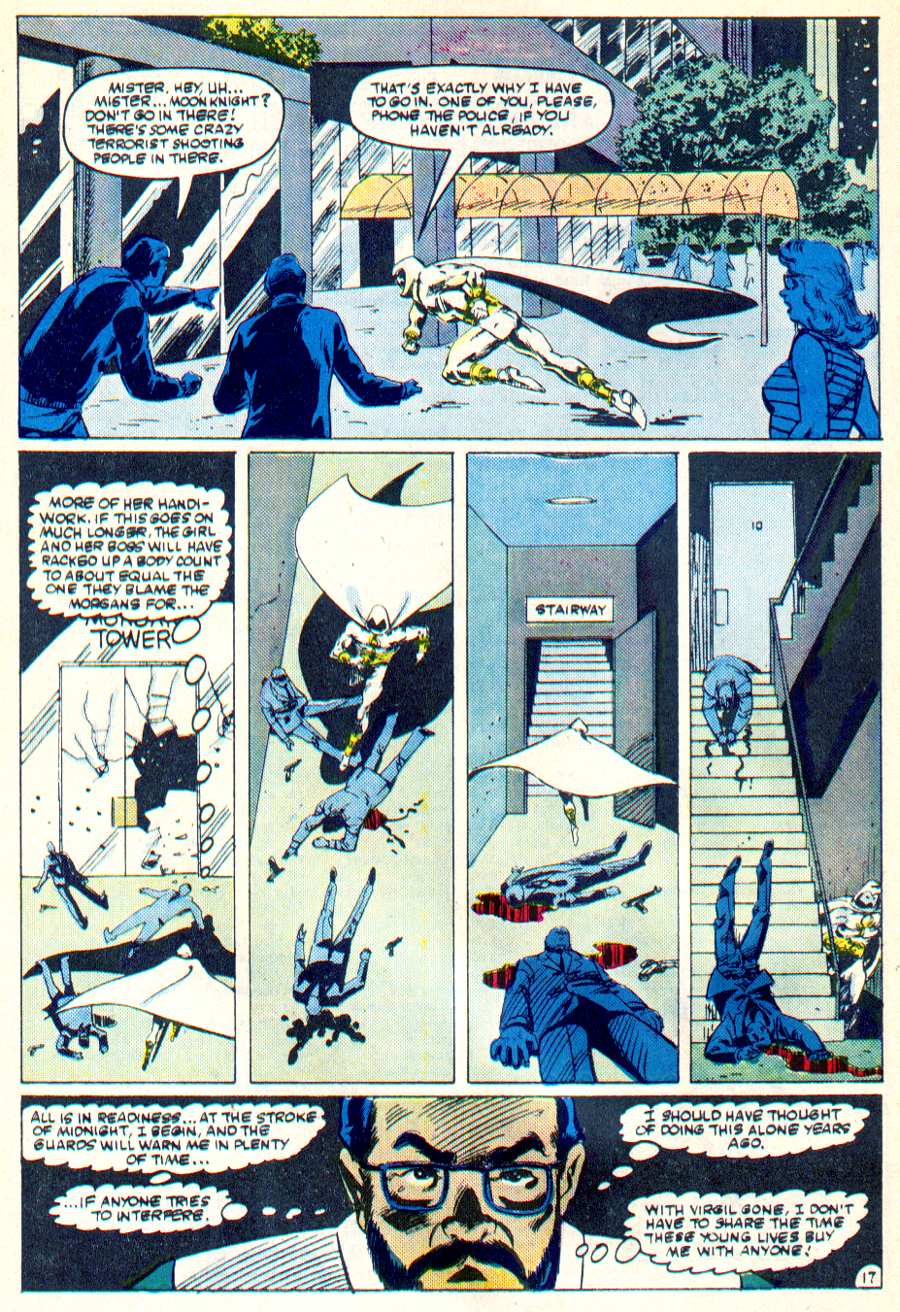 Read online Moon Knight (1985) comic -  Issue #5 - 17