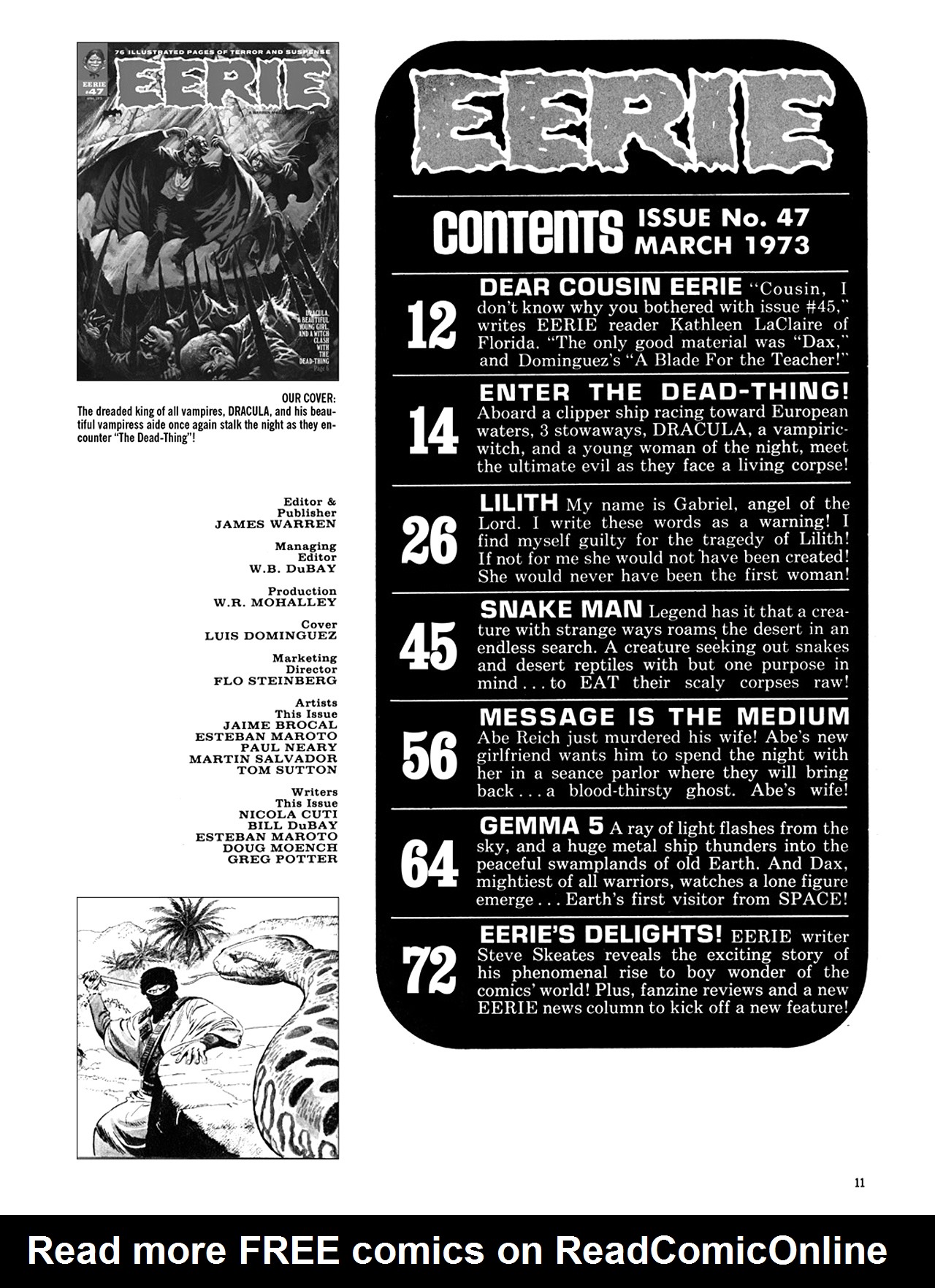 Read online Eerie Archives comic -  Issue # TPB 10 - 12