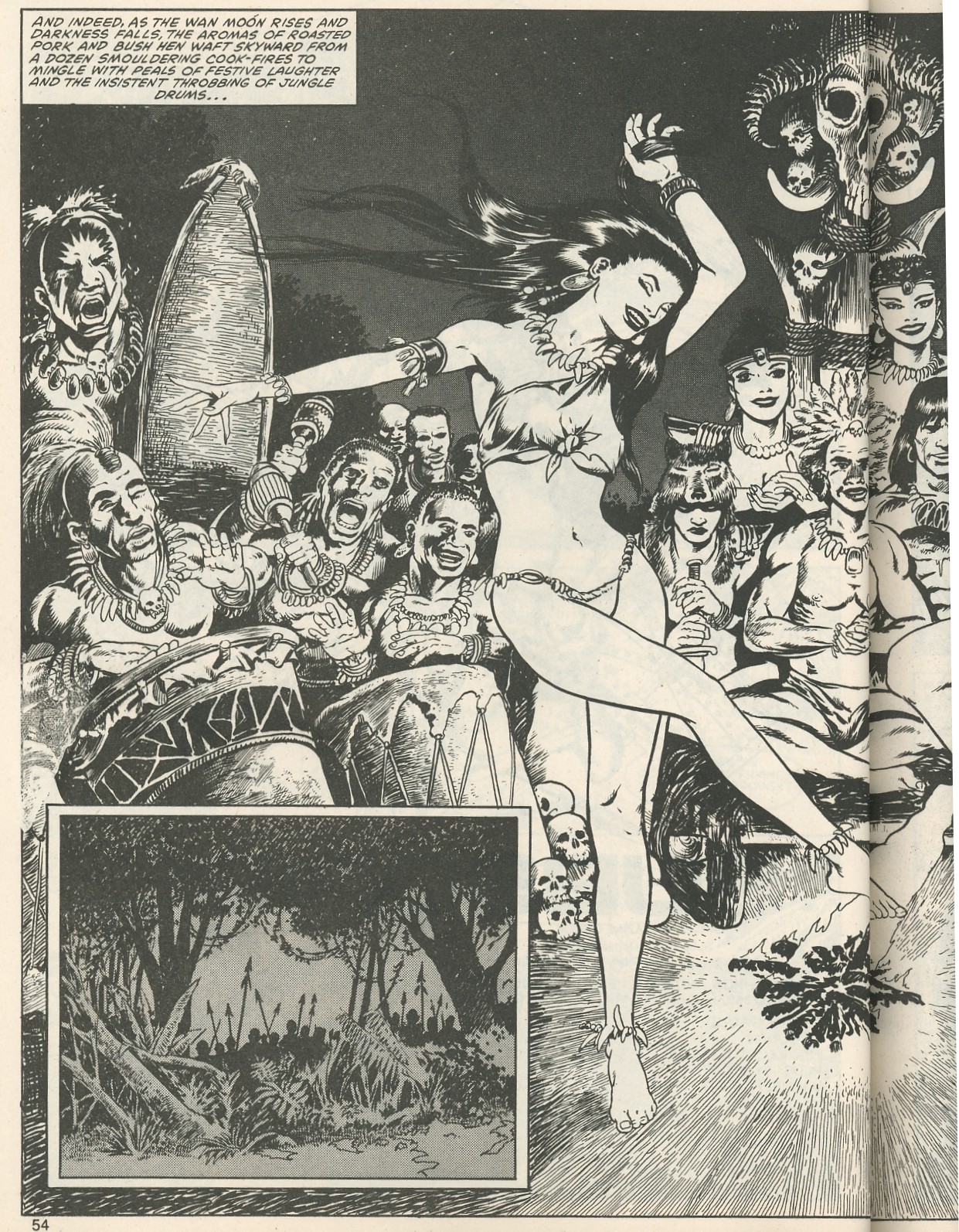 Read online The Savage Sword Of Conan comic -  Issue #111 - 57