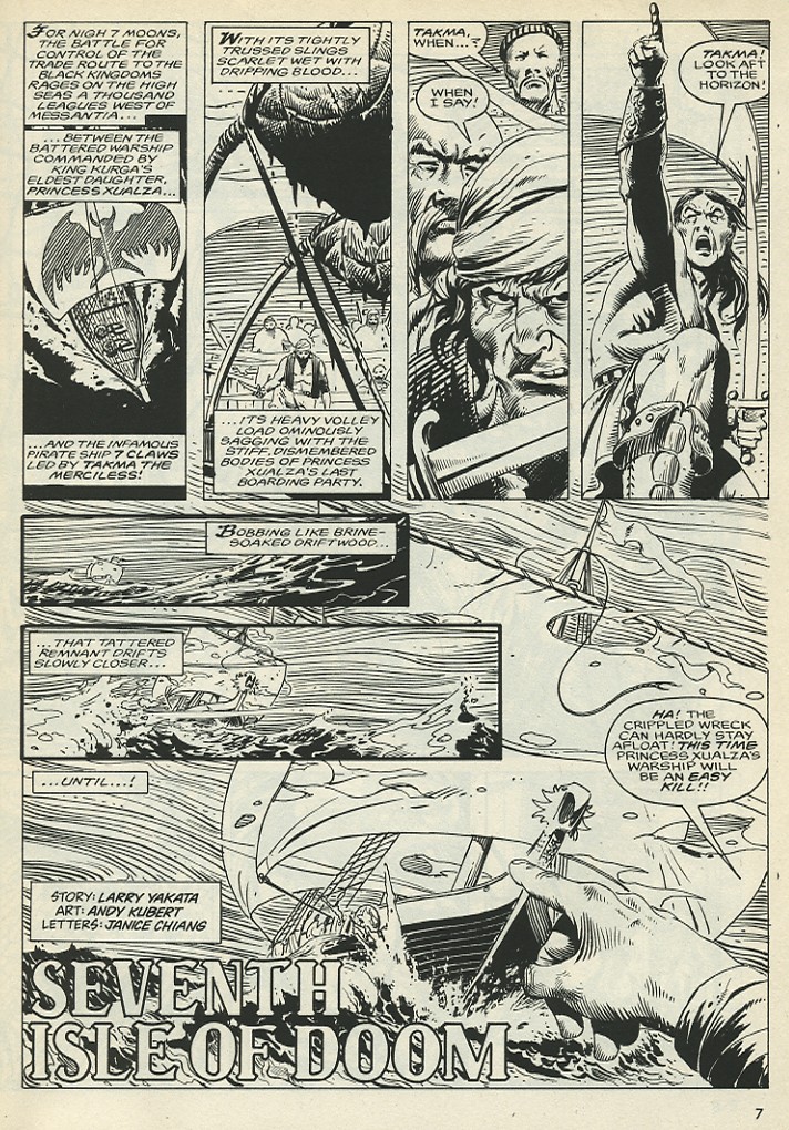 Read online The Savage Sword Of Conan comic -  Issue #136 - 7