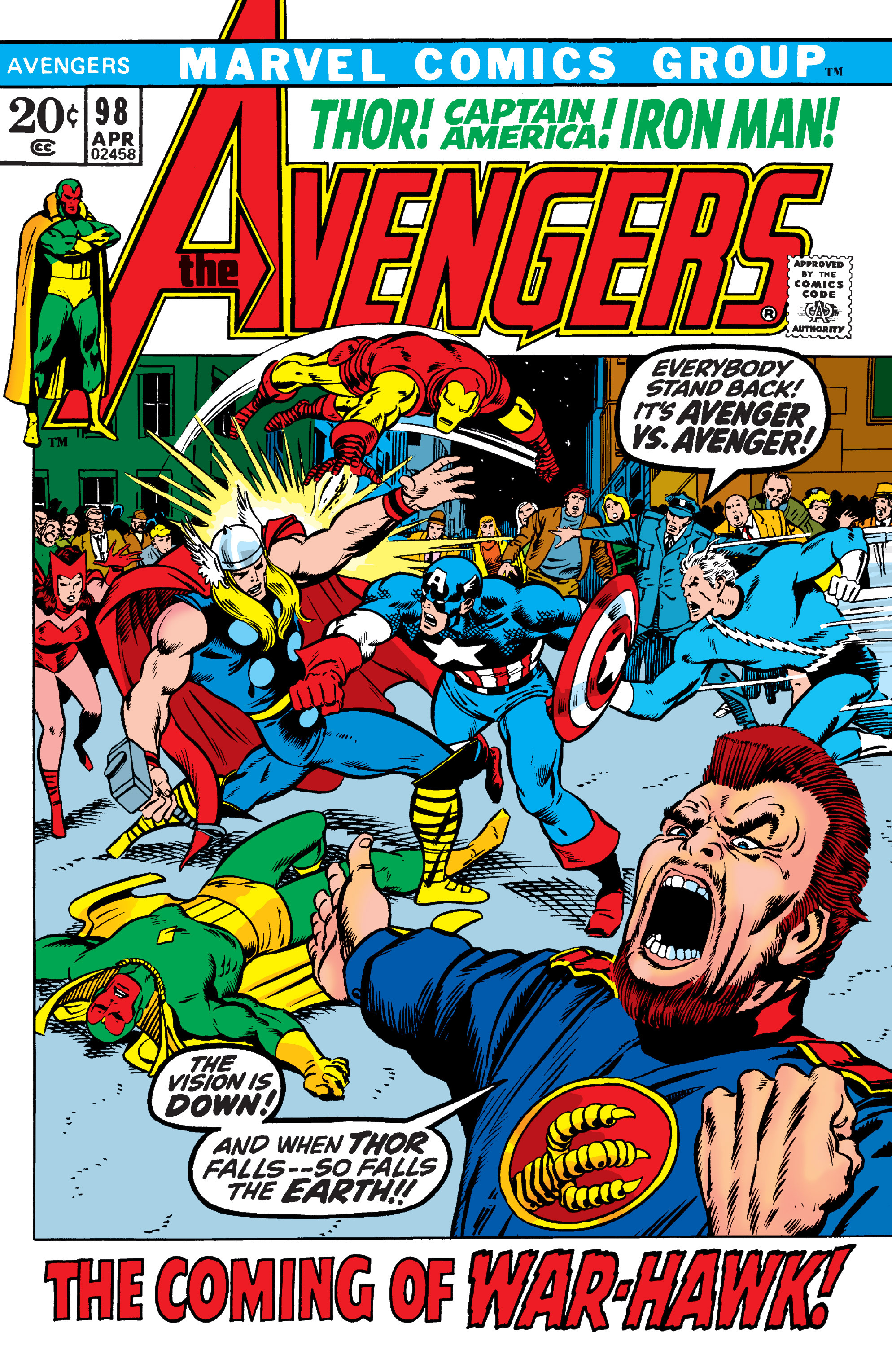 Read online Marvel Masterworks: The Avengers comic -  Issue # TPB 10 (Part 3) - 17