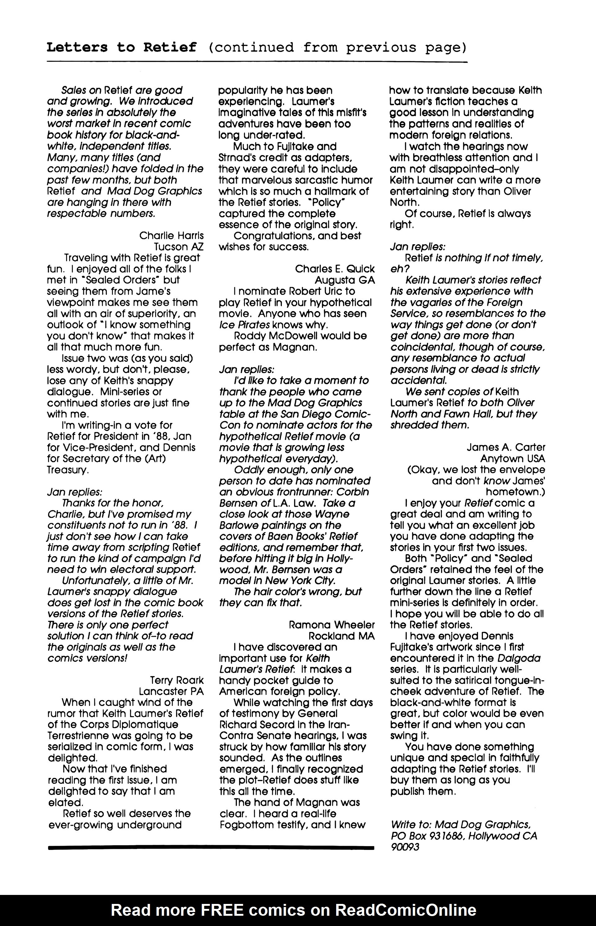 Read online Retief (1987) comic -  Issue #4 - 32