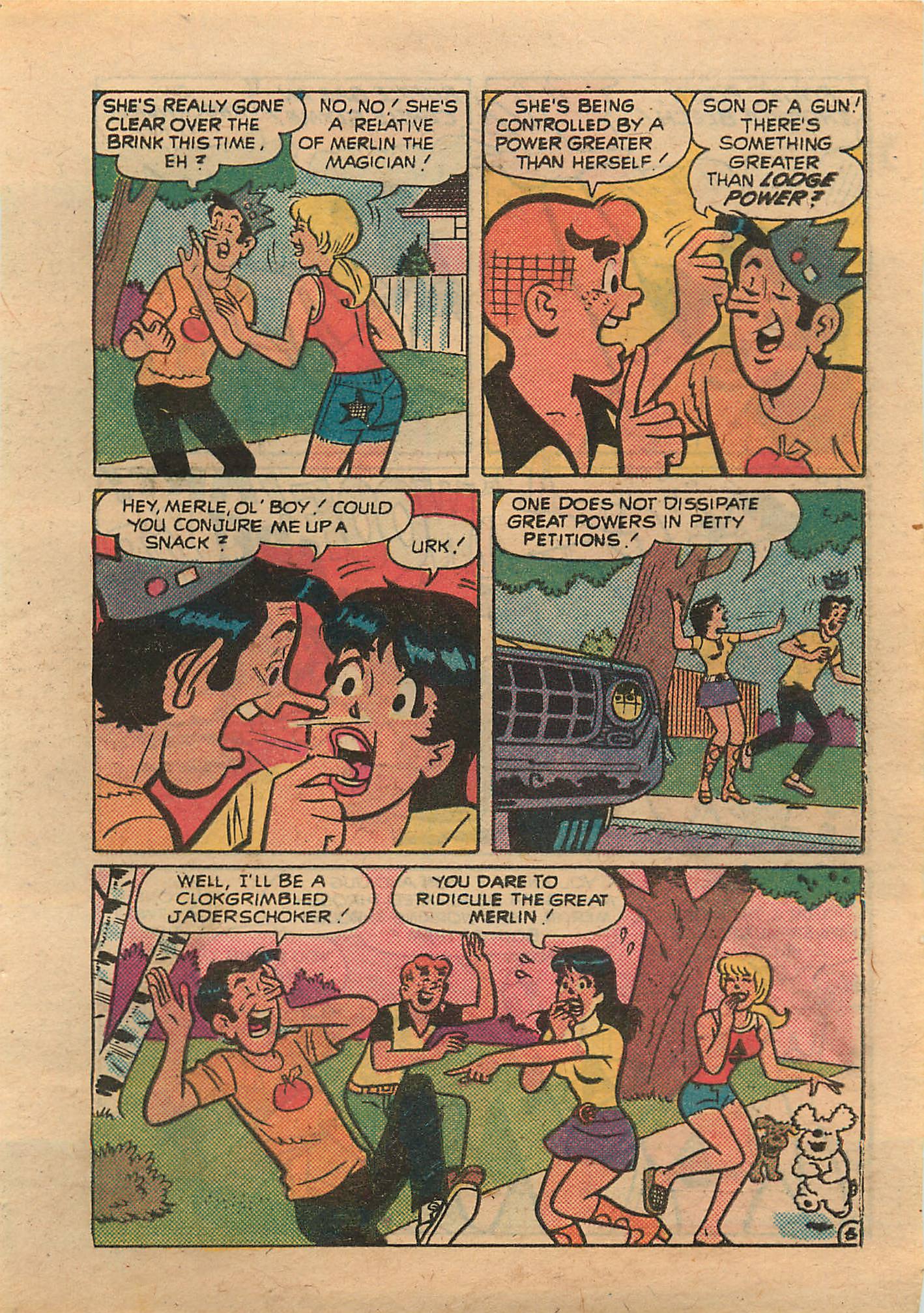 Read online Archie...Archie Andrews, Where Are You? Digest Magazine comic -  Issue #19 - 87