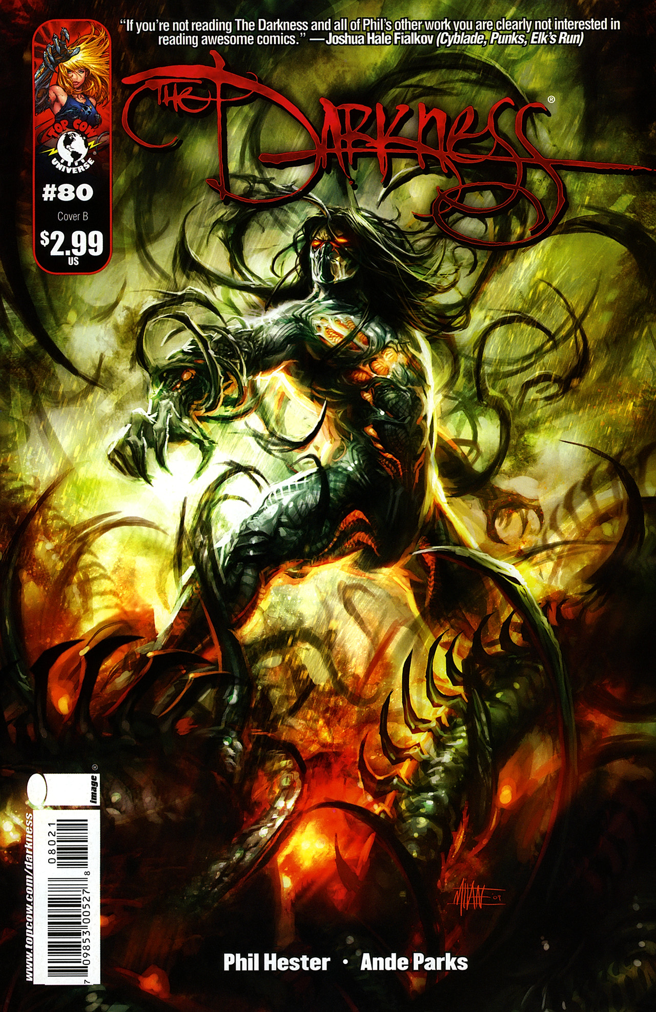 Read online The Darkness (2007) comic -  Issue #80 - 2