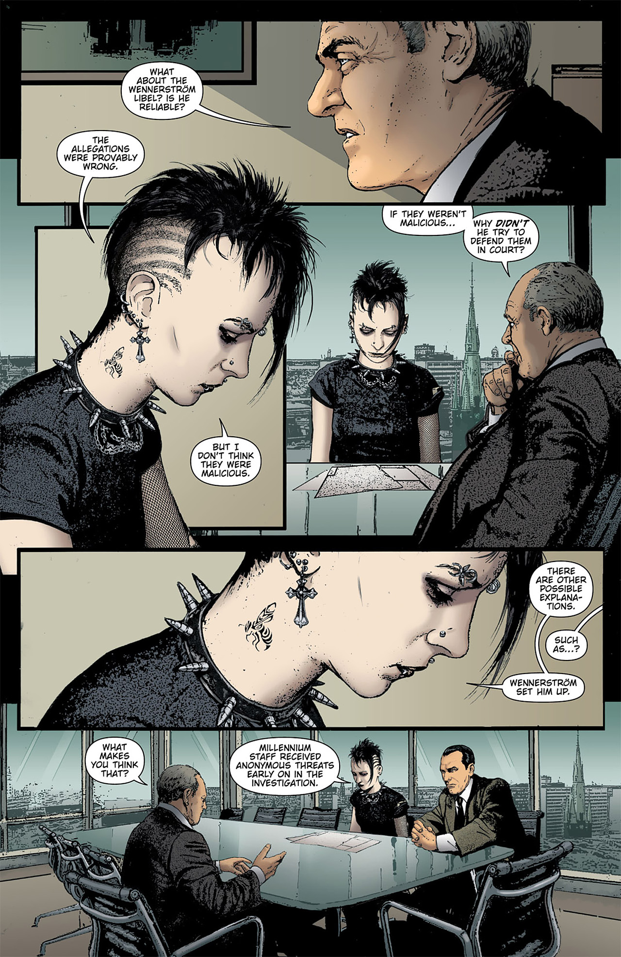 Read online The Girl With the Dragon Tattoo comic -  Issue #1 - 11