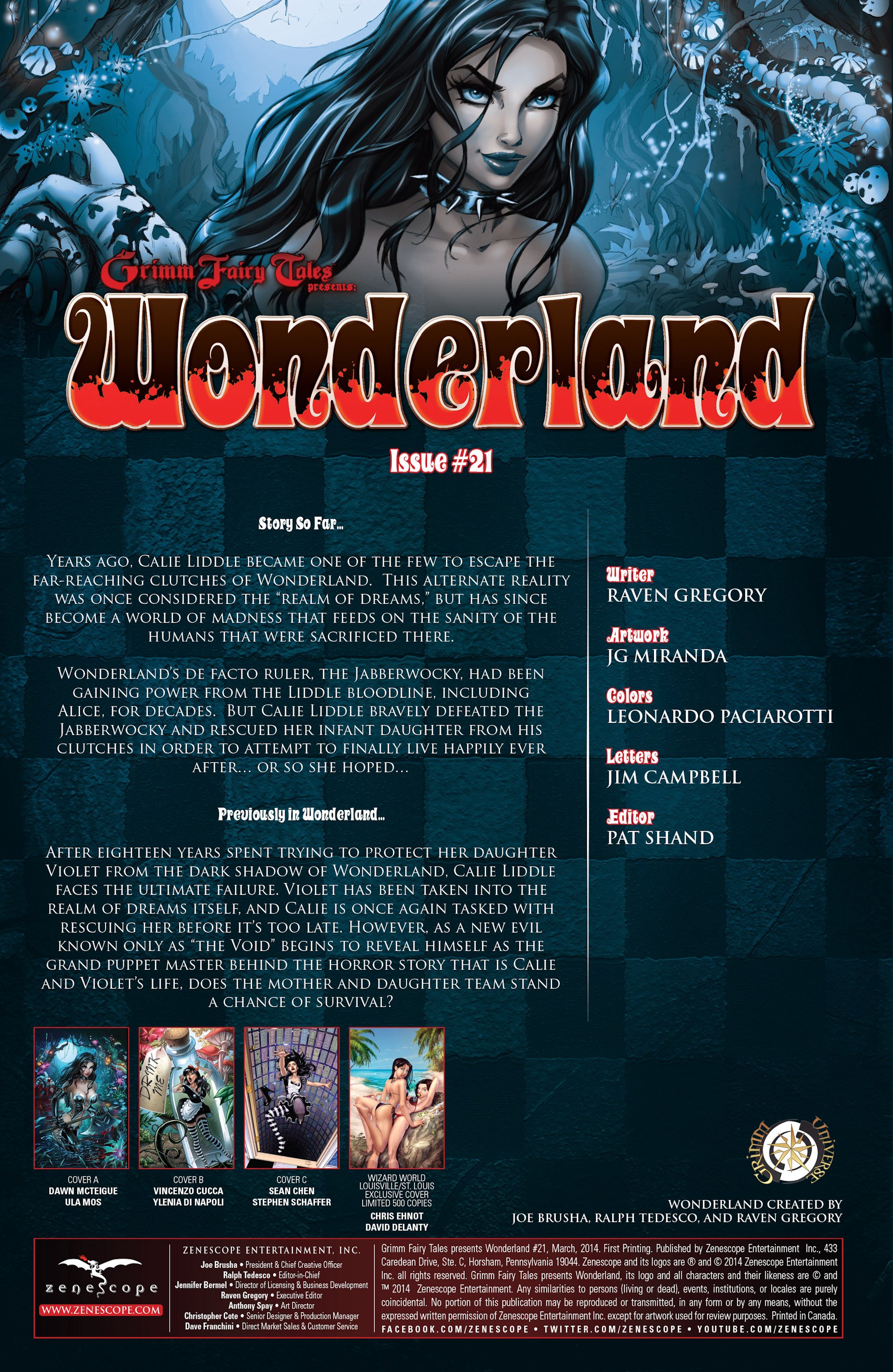 Read online Grimm Fairy Tales presents Wonderland comic -  Issue #21 - 2