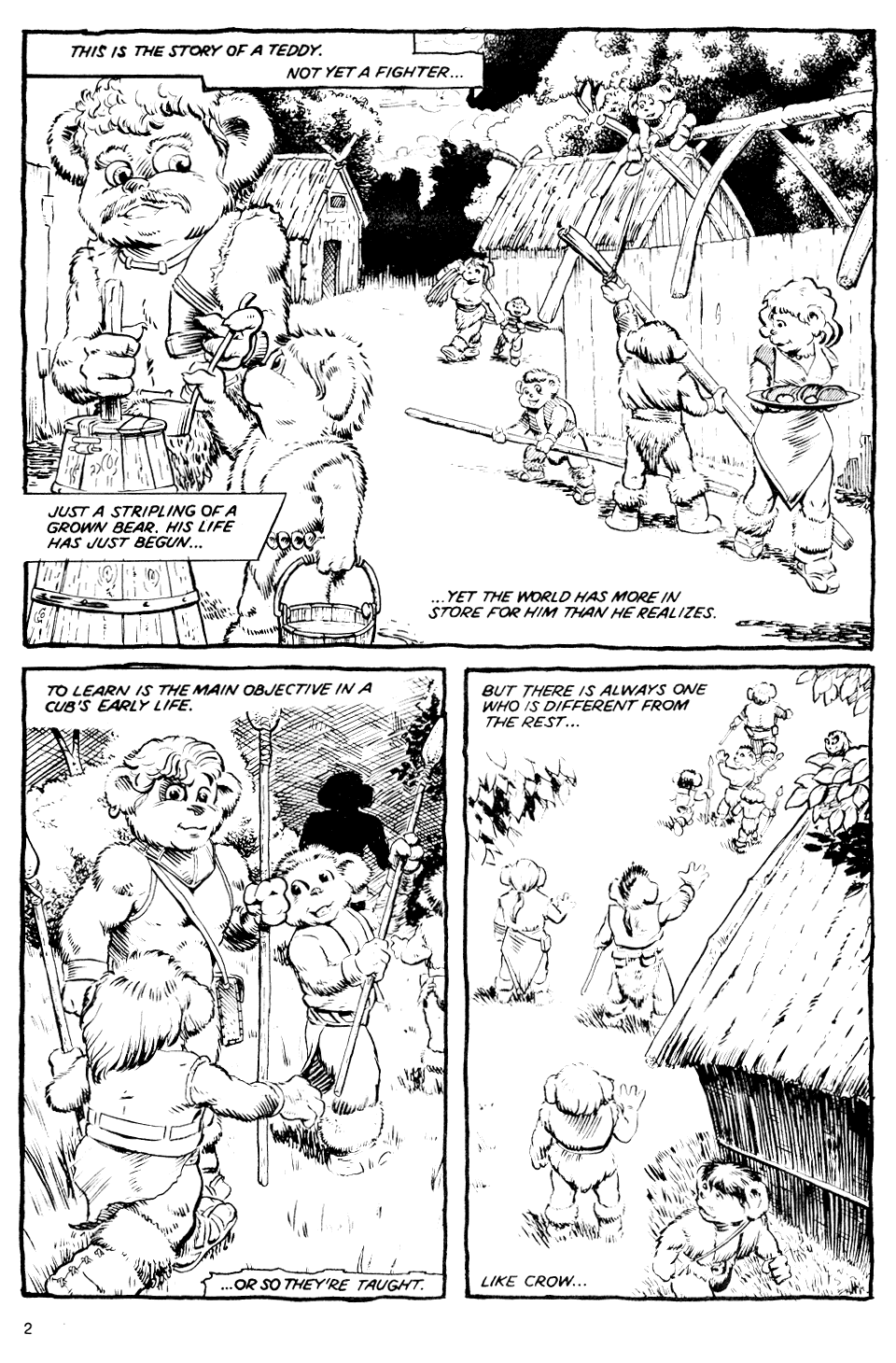 Read online Crow of the Bear Clan comic -  Issue #1 - 4