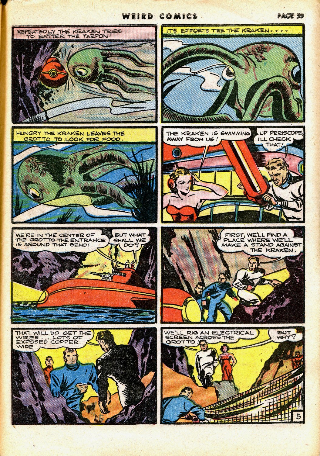 Read online Weird Comics comic -  Issue #7 - 61