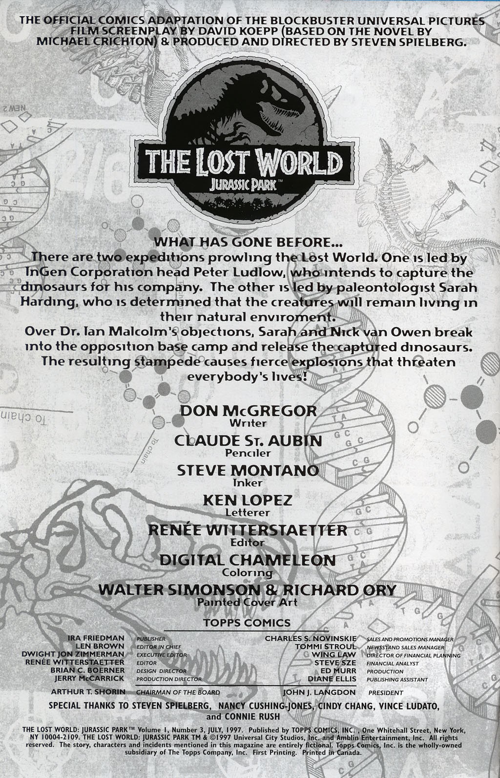 Read online The Lost World: Jurassic Park comic -  Issue #3 - 2