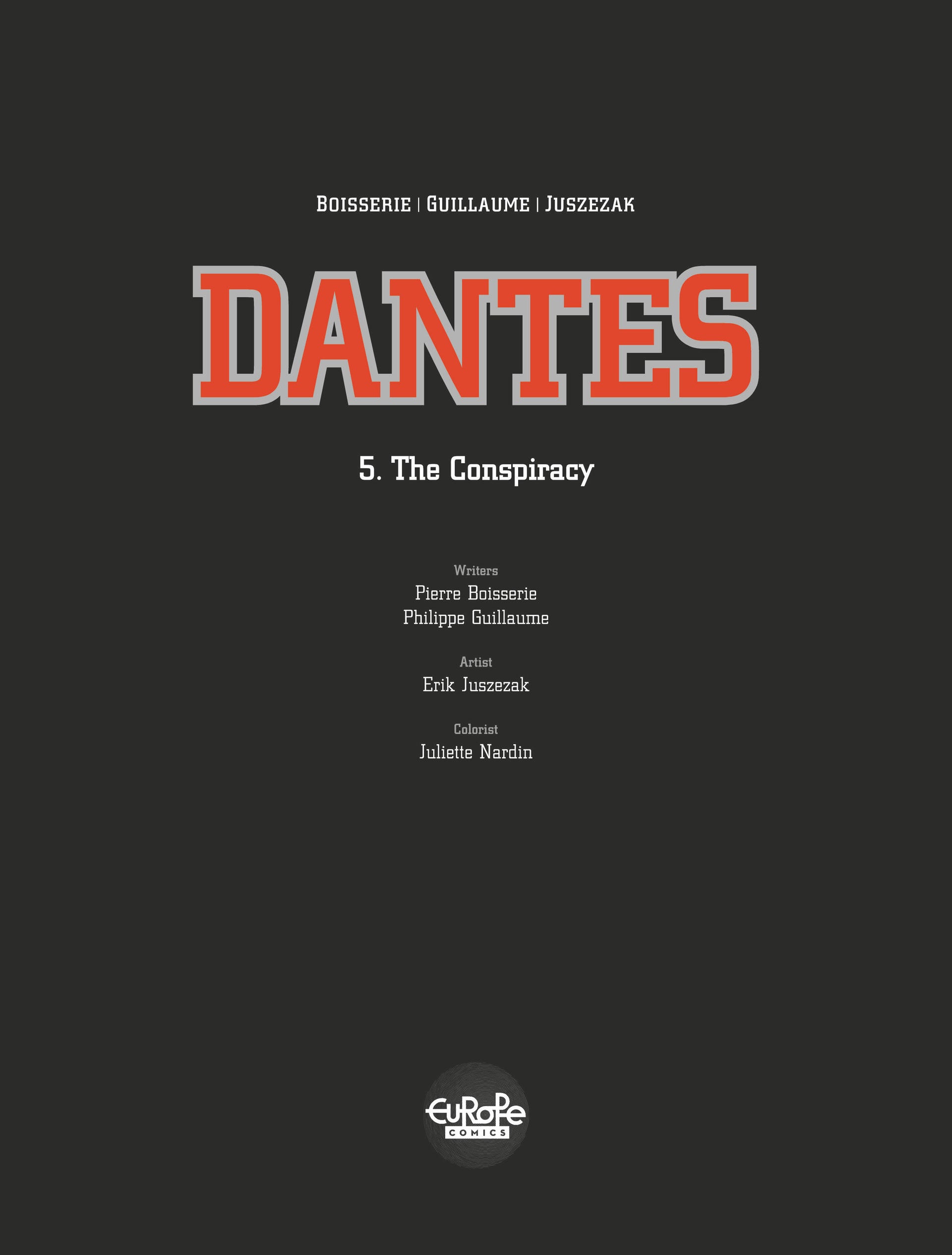 Read online Dantes comic -  Issue #5 - 2