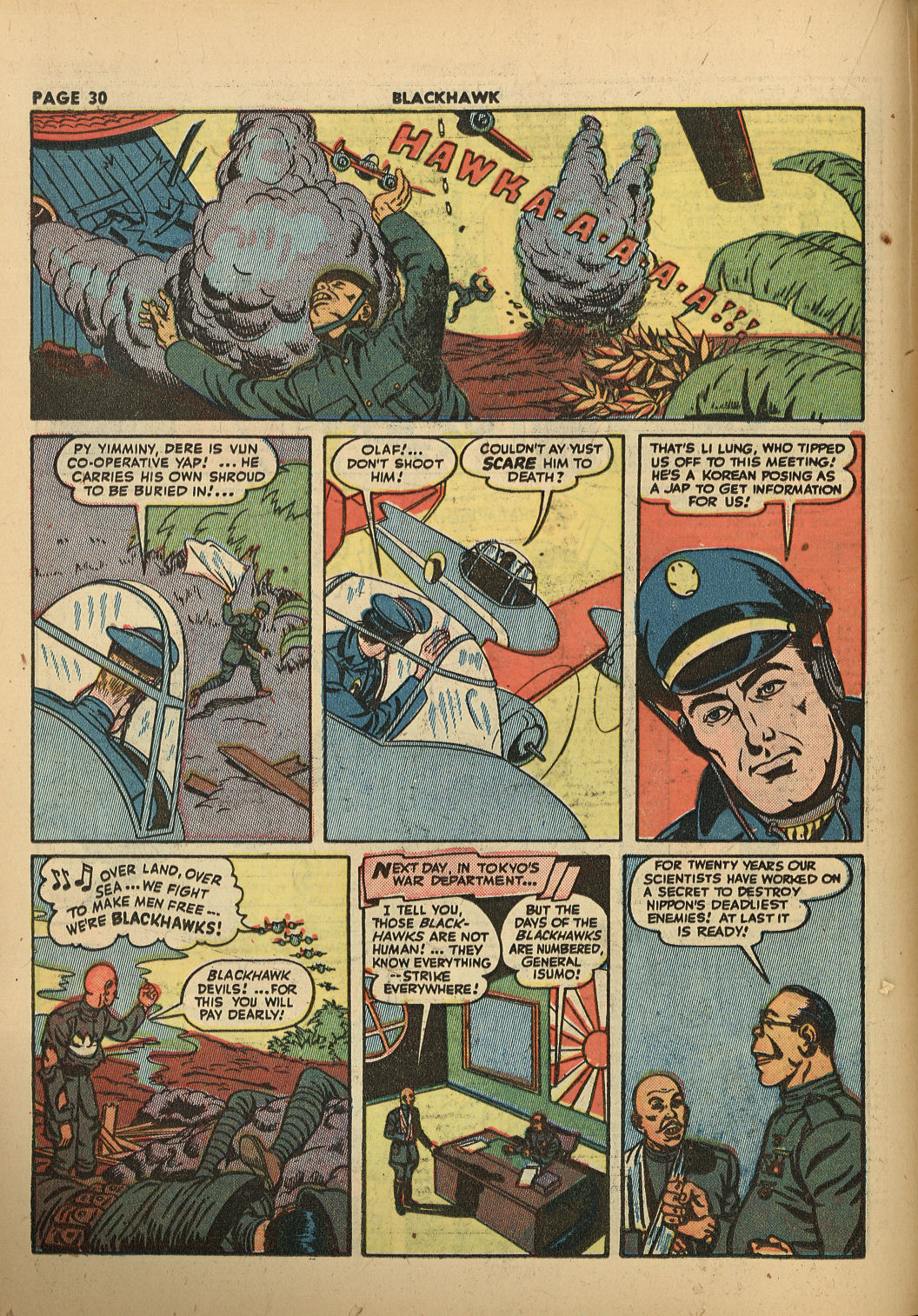 Read online Blackhawk (1957) comic -  Issue #9 - 32