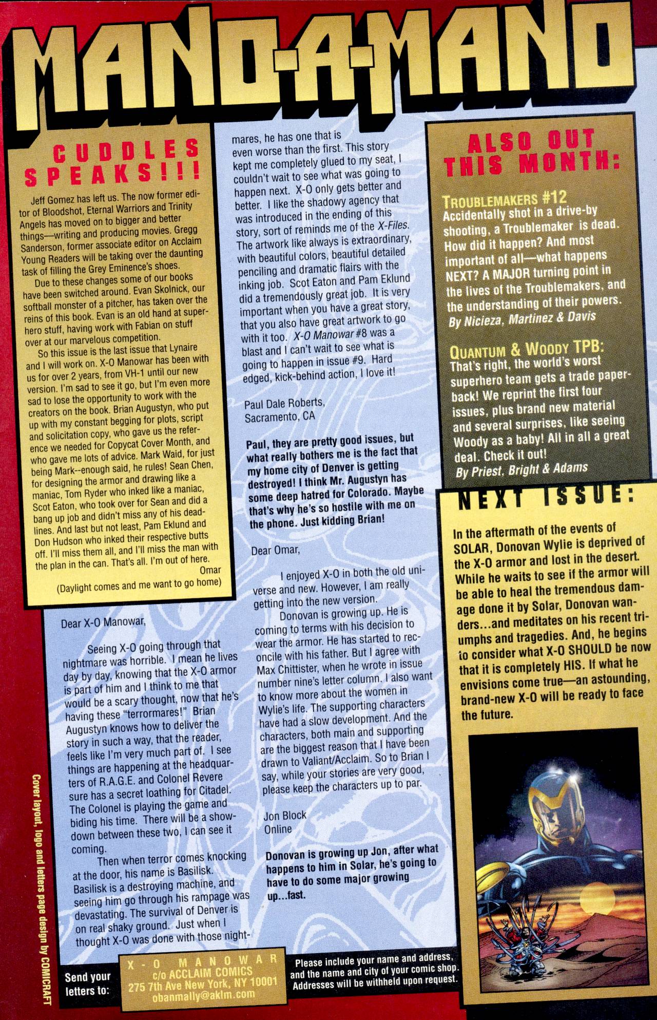 Read online X-O Manowar (1996) comic -  Issue #14 - 25