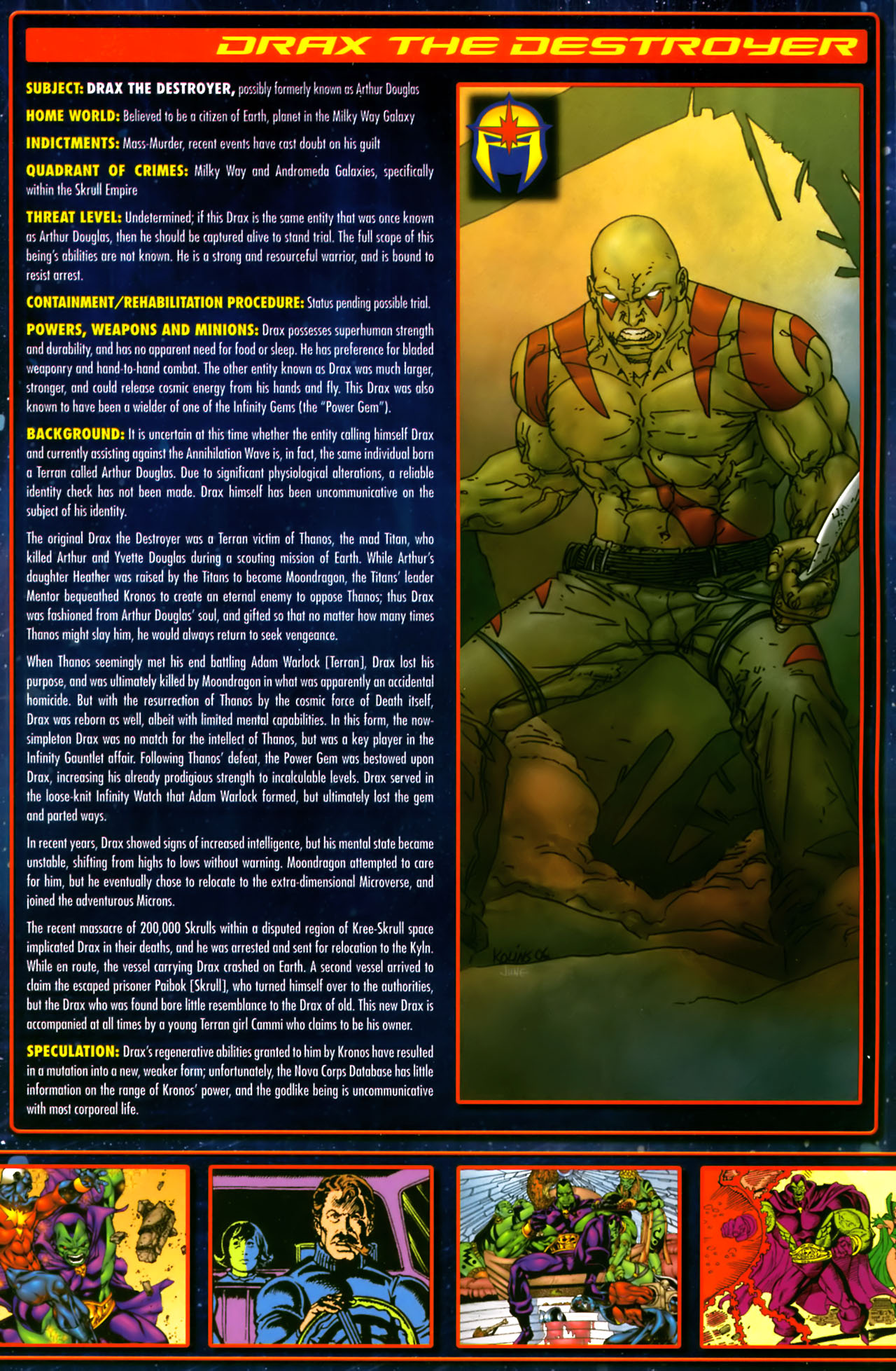 Read online Annihilation:  The  Nova Corps Files comic -  Issue #Annihilation:  The  Nova Corps Files Full - 11