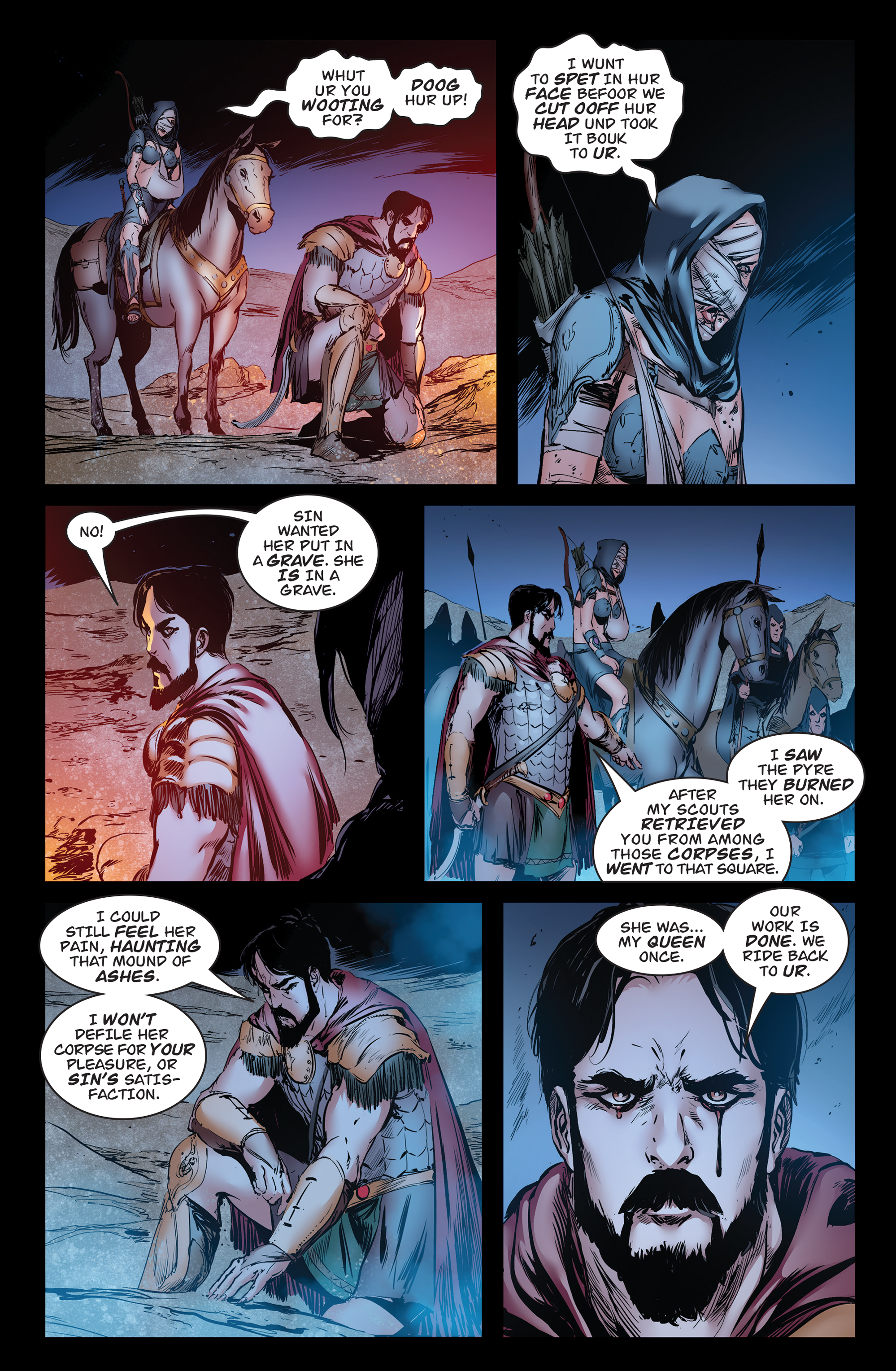 Read online Queen of Vampires comic -  Issue #7 - 38