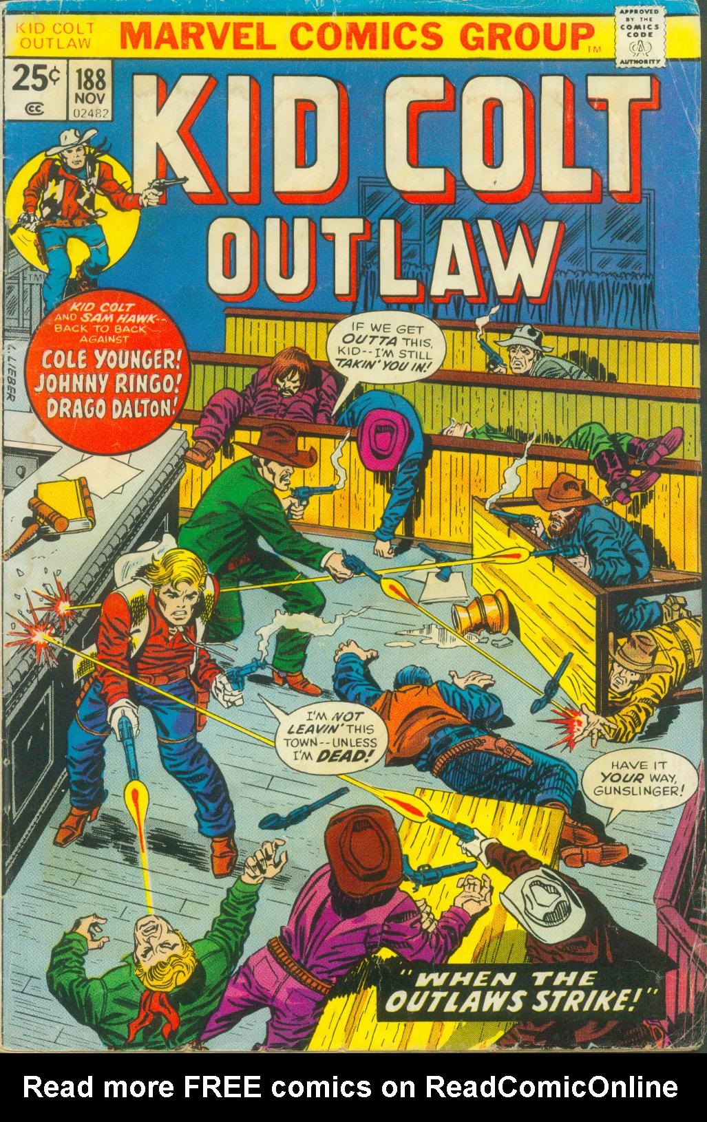 Read online Kid Colt Outlaw comic -  Issue #188 - 1