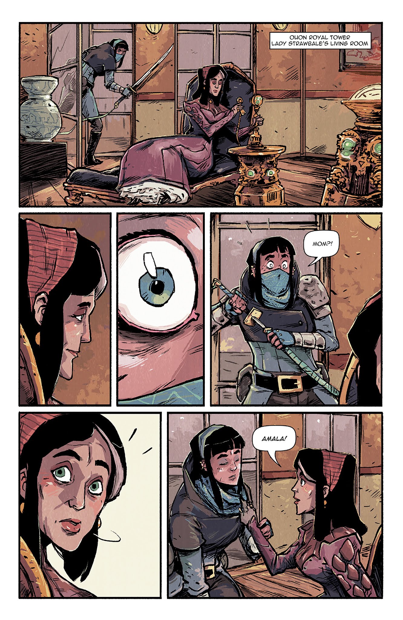 Read online Amala's Blade comic -  Issue #3 - 3