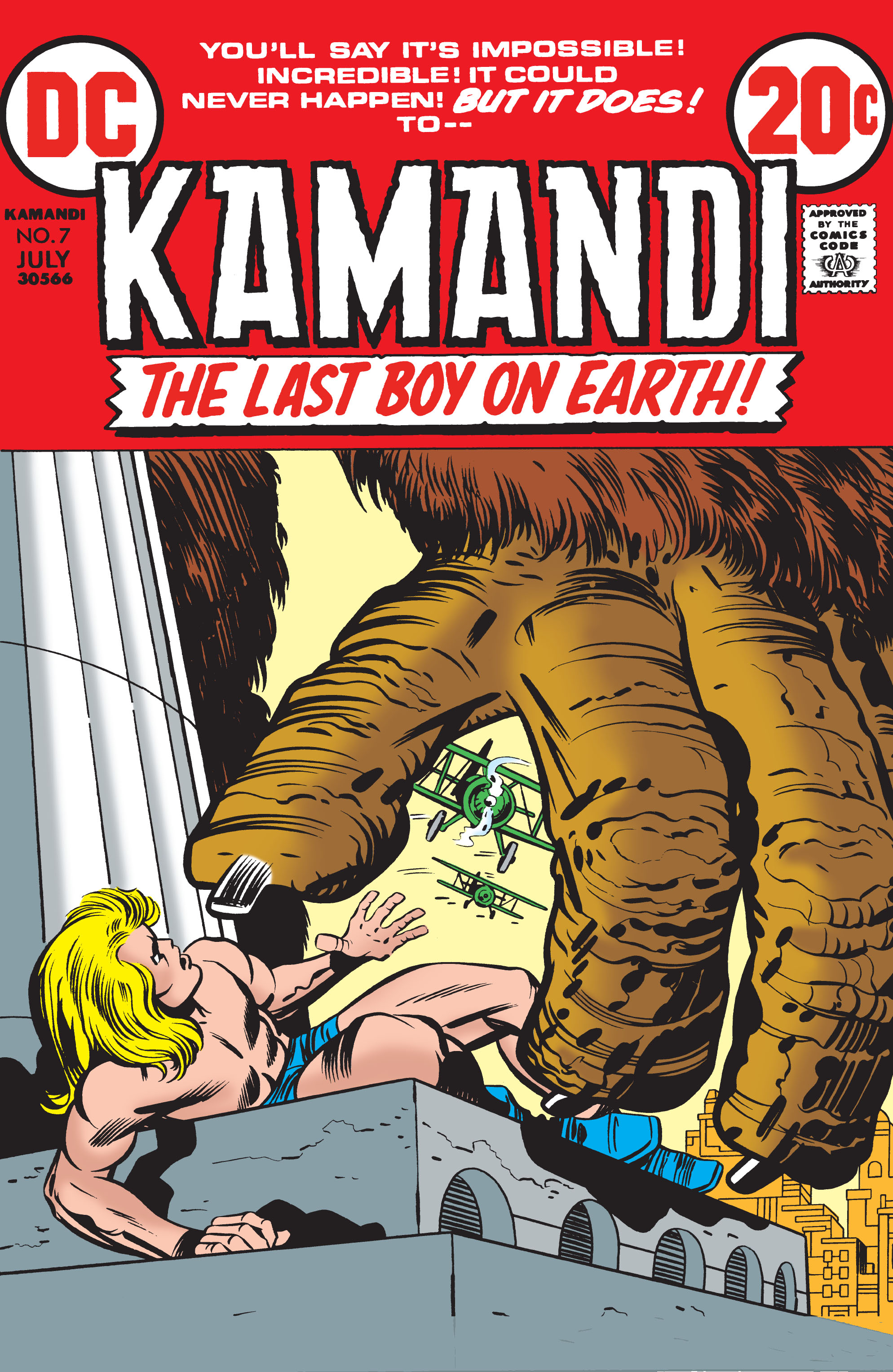Read online Kamandi, The Last Boy On Earth comic -  Issue #7 - 1