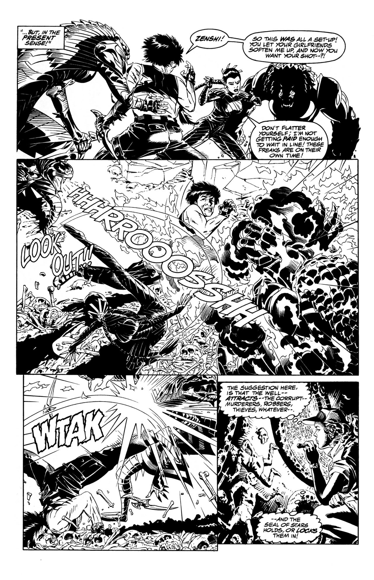 Read online Jackie Chan's Spartan X: Hell Bent Hero For Hire comic -  Issue #4 - 9
