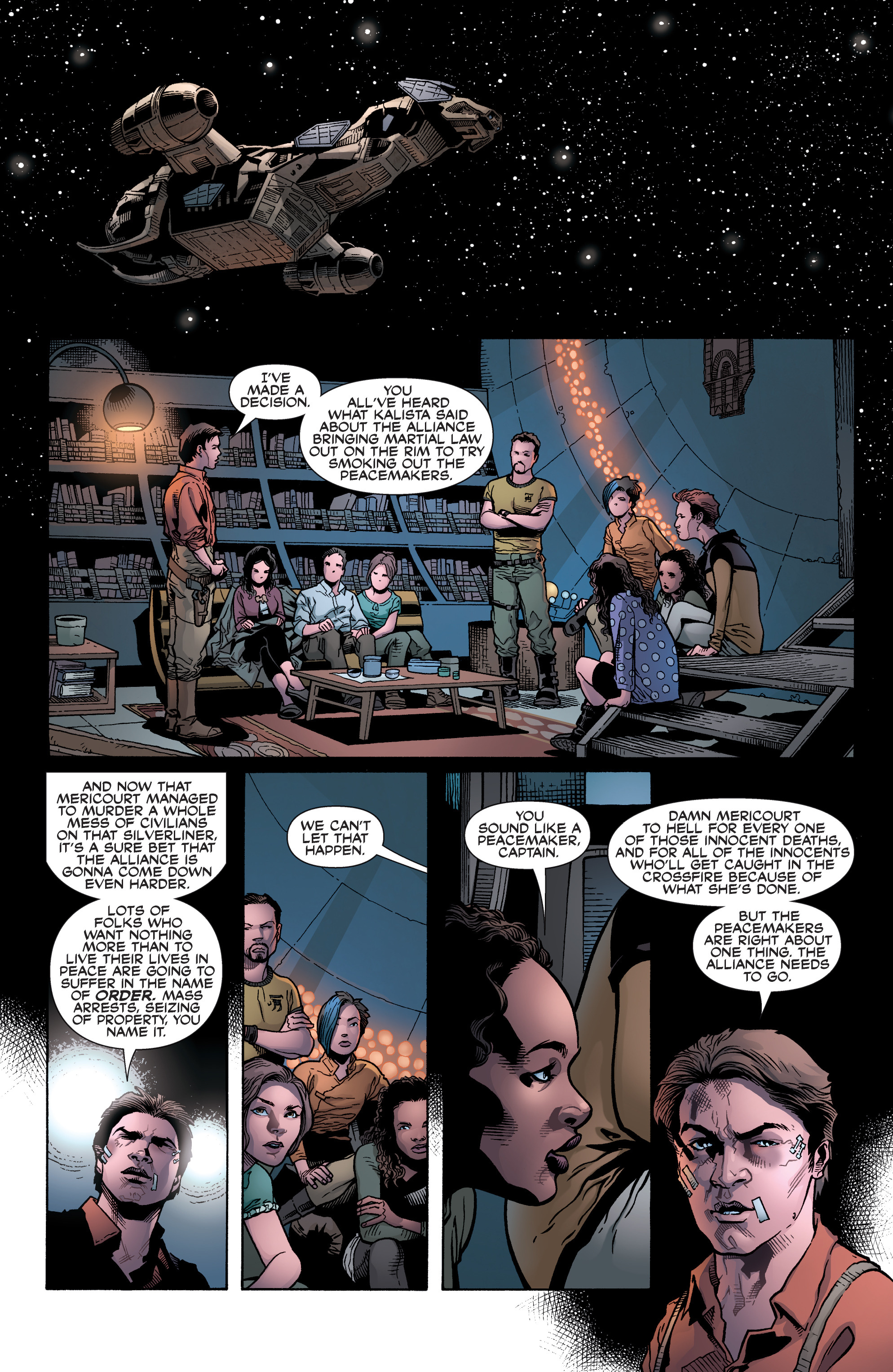 Read online Serenity: Firefly Class 03-K64 – No Power in the 'Verse comic -  Issue #6 - 23