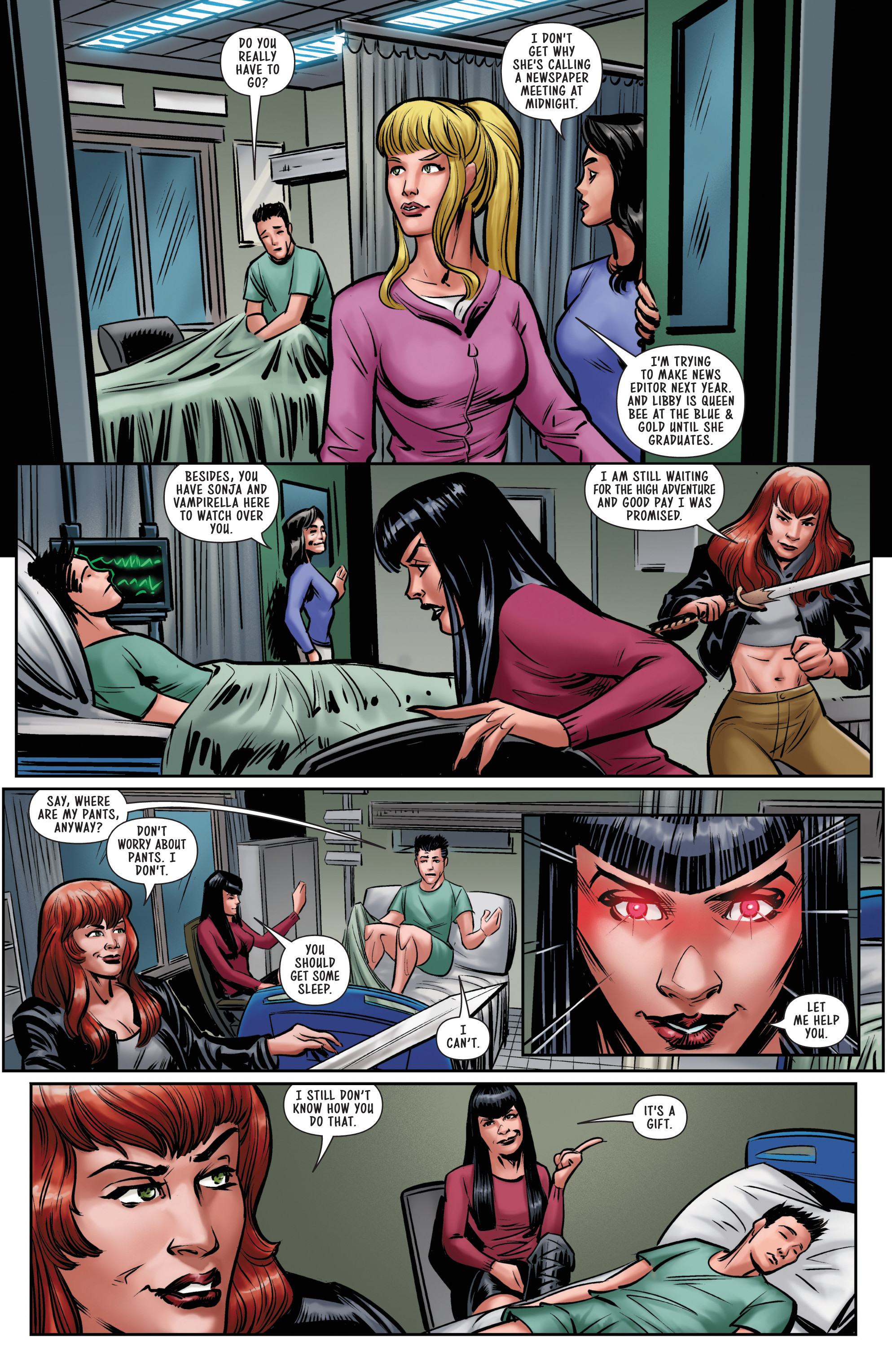 Read online Red Sonja and Vampirella Meet Betty and Veronica comic -  Issue #5 - 13