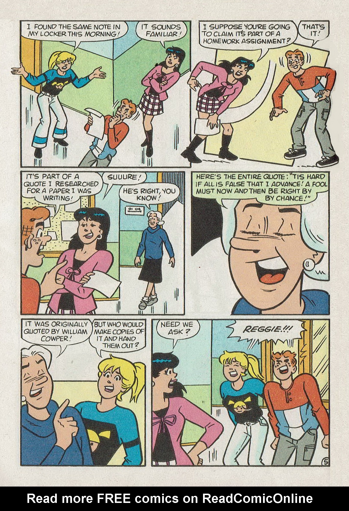 Read online Archie's Pals 'n' Gals Double Digest Magazine comic -  Issue #58 - 191